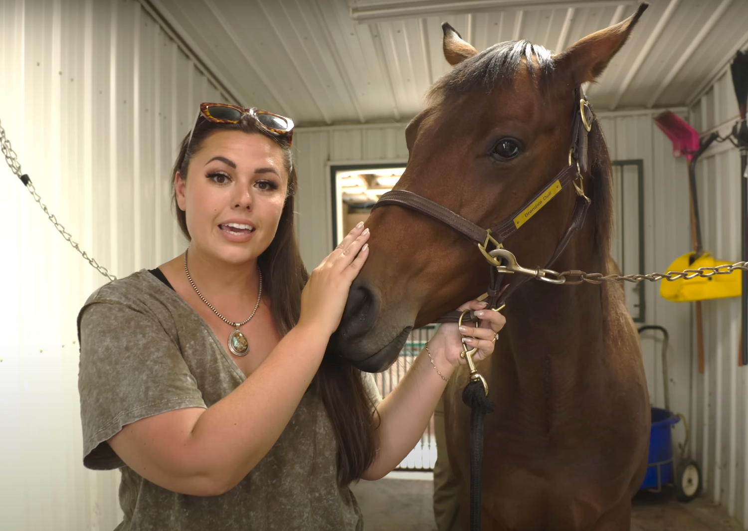 Katie with mare