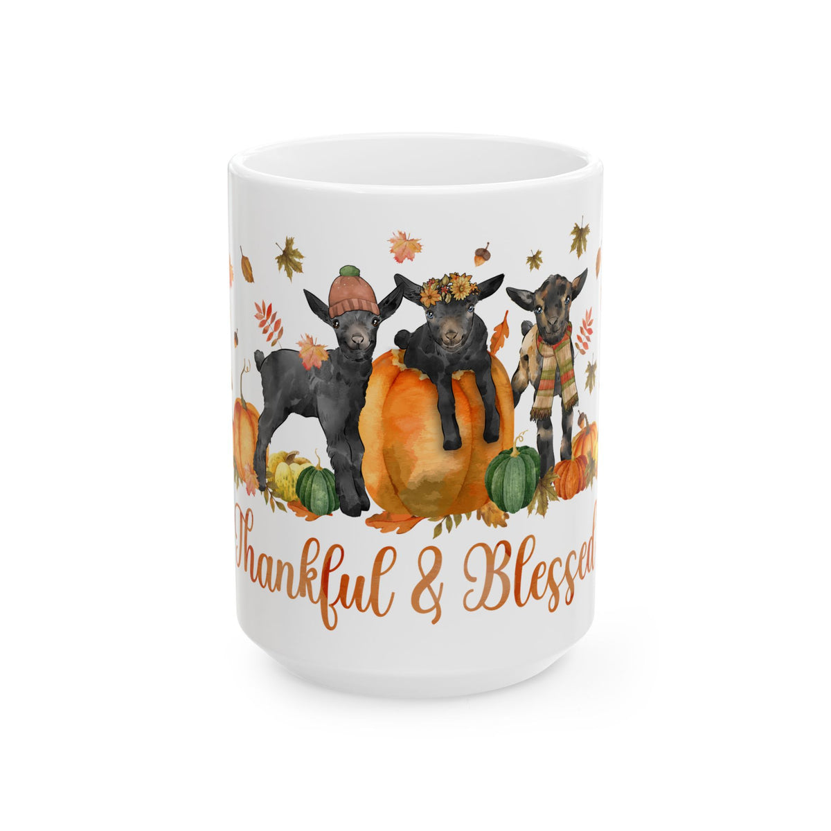 Blessed Goaties Mugs by Katie Van Slyke