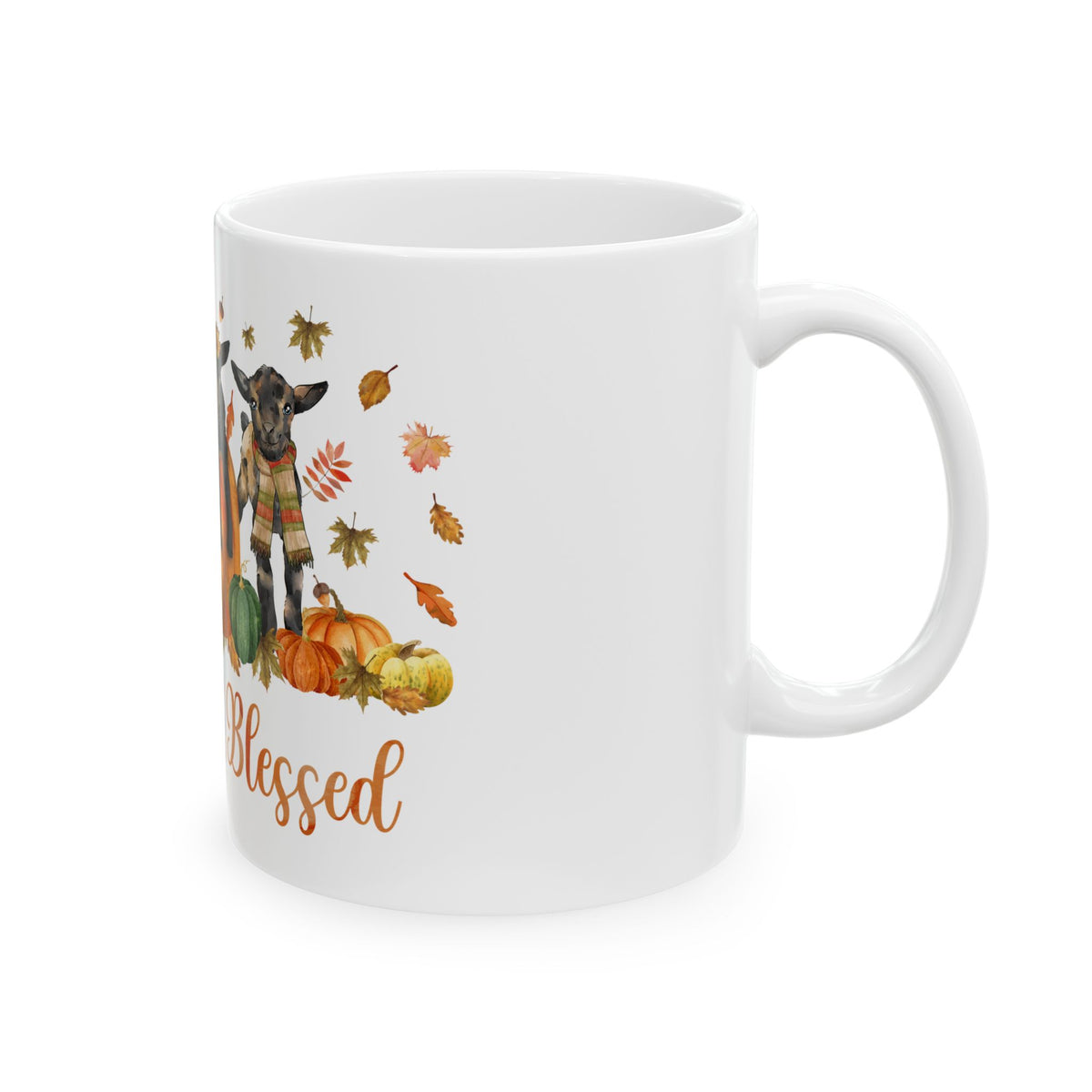 Blessed Goaties Mugs by Katie Van Slyke