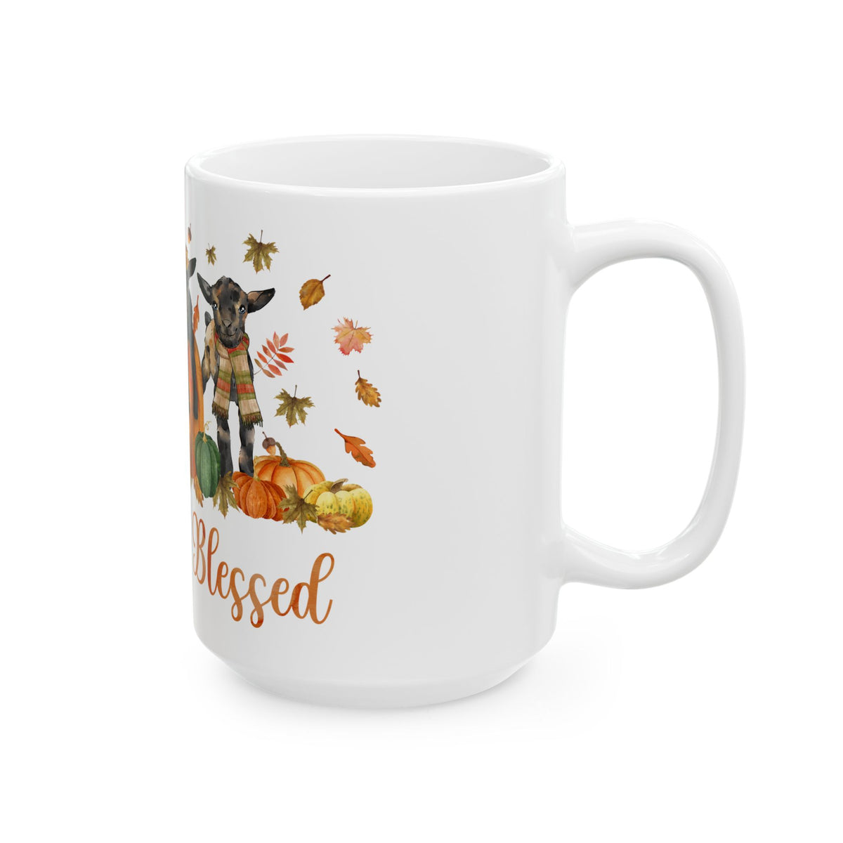 Blessed Goaties Mugs by Katie Van Slyke