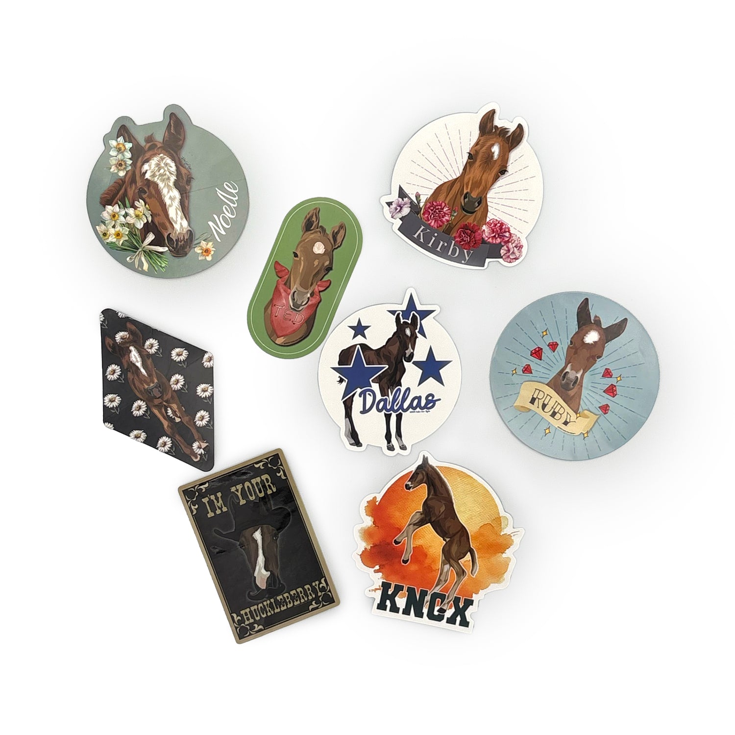 2025 Foals Sticker 8-Pack by Katie Van Slyke™