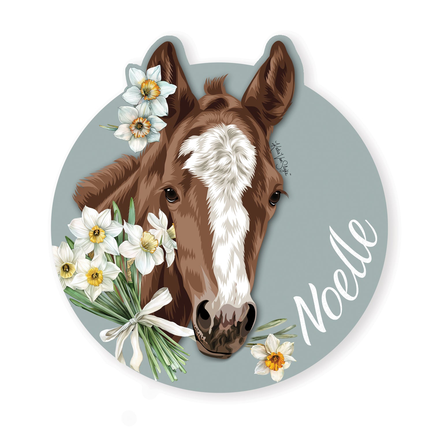2025 Foals Sticker 8-Pack by Katie Van Slyke™ Noelle