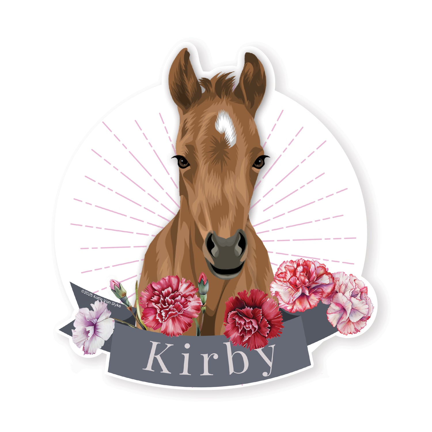 2025 Foals Sticker 8-Pack by Katie Van Slyke™ Kirby