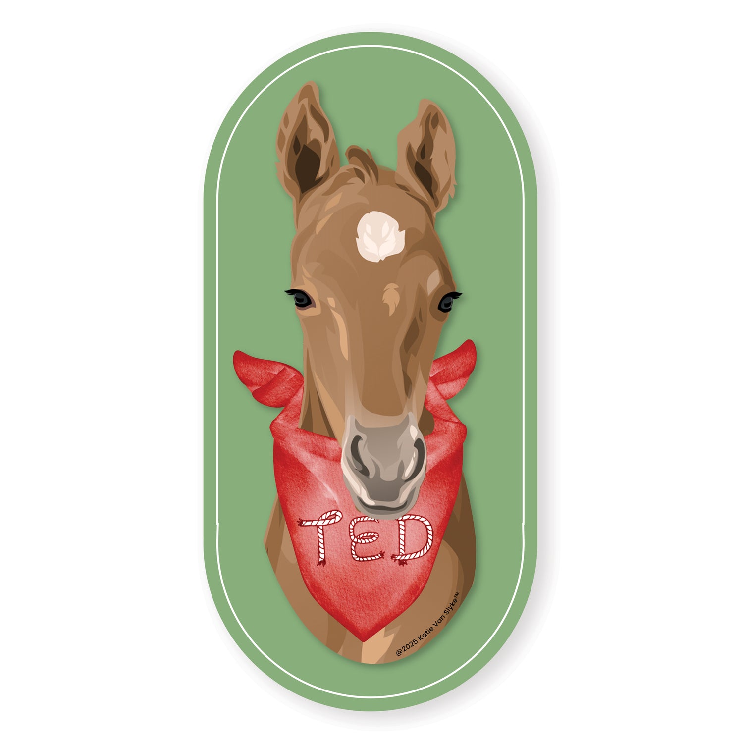 2025 Foals Sticker 8-Pack by Katie Van Slyke™ Ted