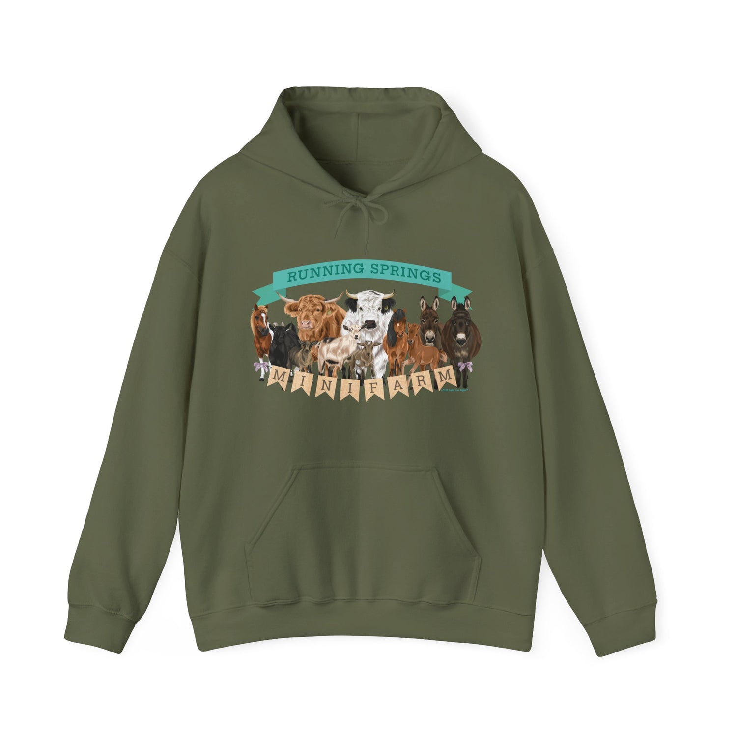 2025 Mini Farm Hoodie by Katie Van Slyke™ Military Green