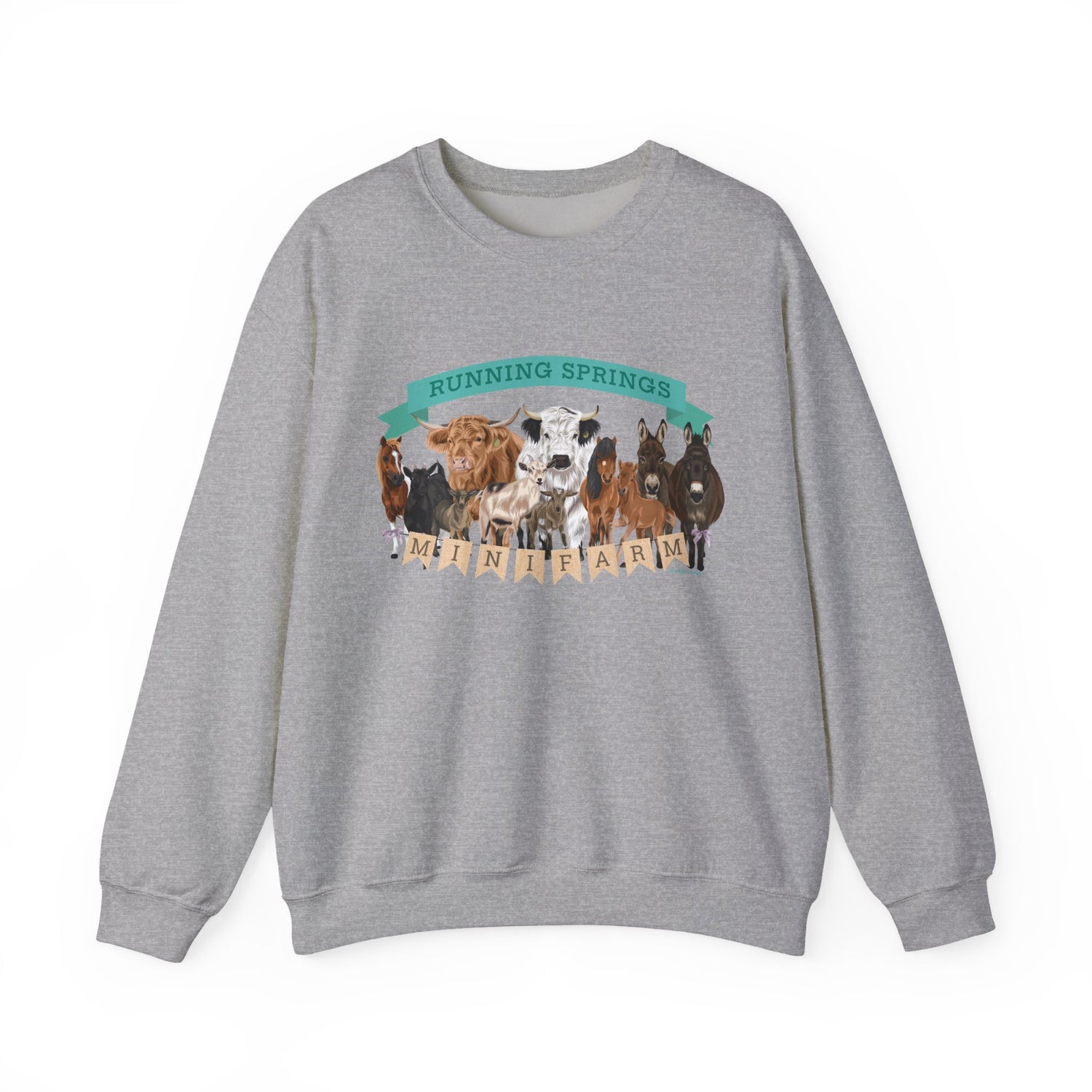 2025 Mini Farm Sweatshirt by Katie Van Slyke™ Sport Grey