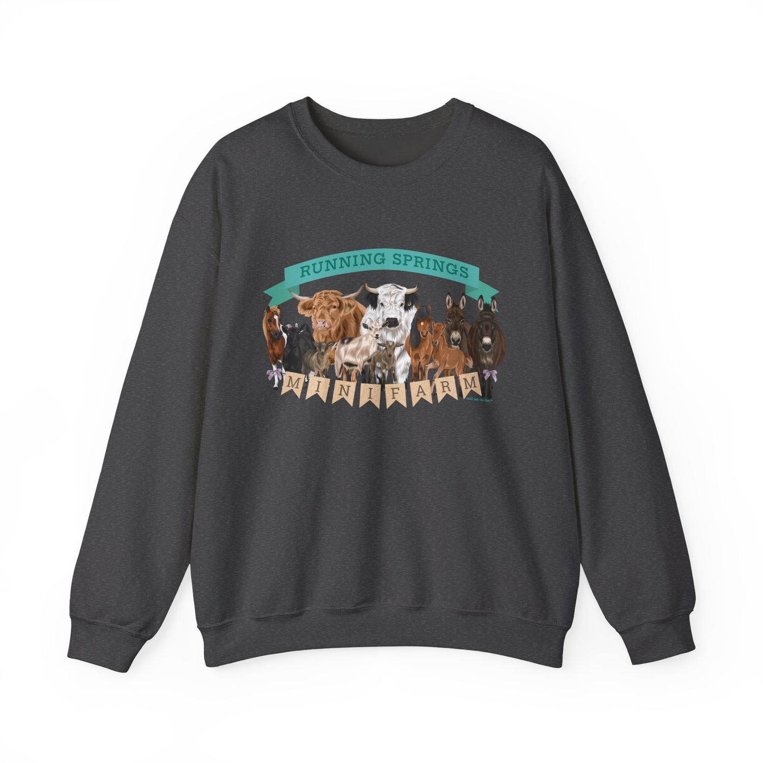2025 Mini Farm Sweatshirt by Katie Van Slyke™ Dark Heather