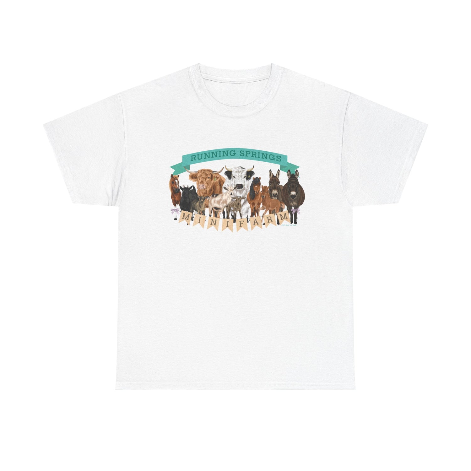 2025 Mini Farm T-Shirt by Katie Van Slyke™ White