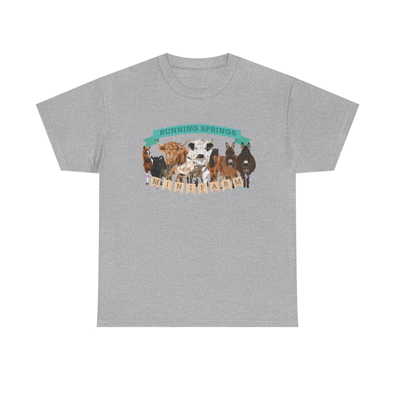 2025 Mini Farm T-Shirt by Katie Van Slyke™ Sport Grey