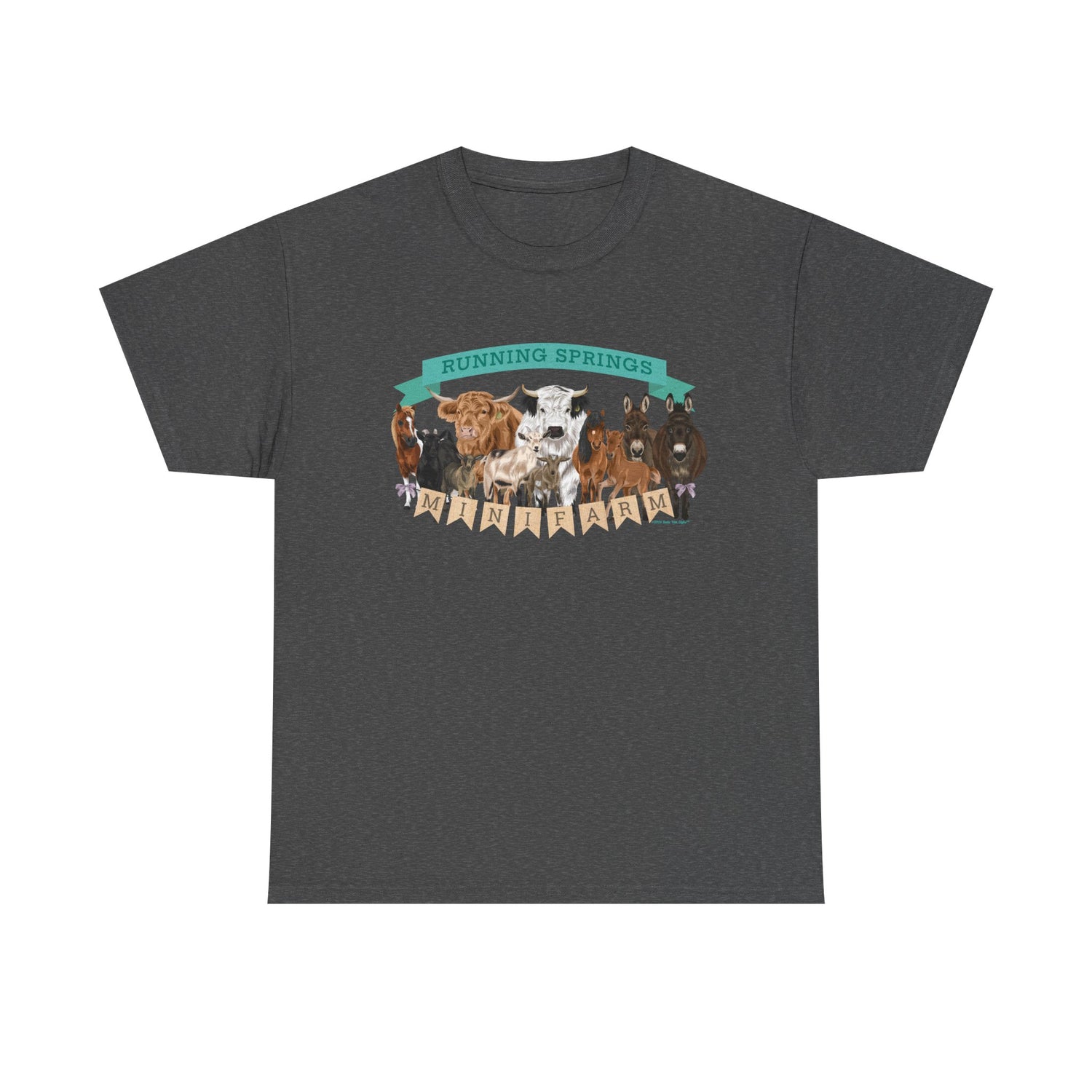 2025 Mini Farm T-Shirt by Katie Van Slyke™ Dark Heather