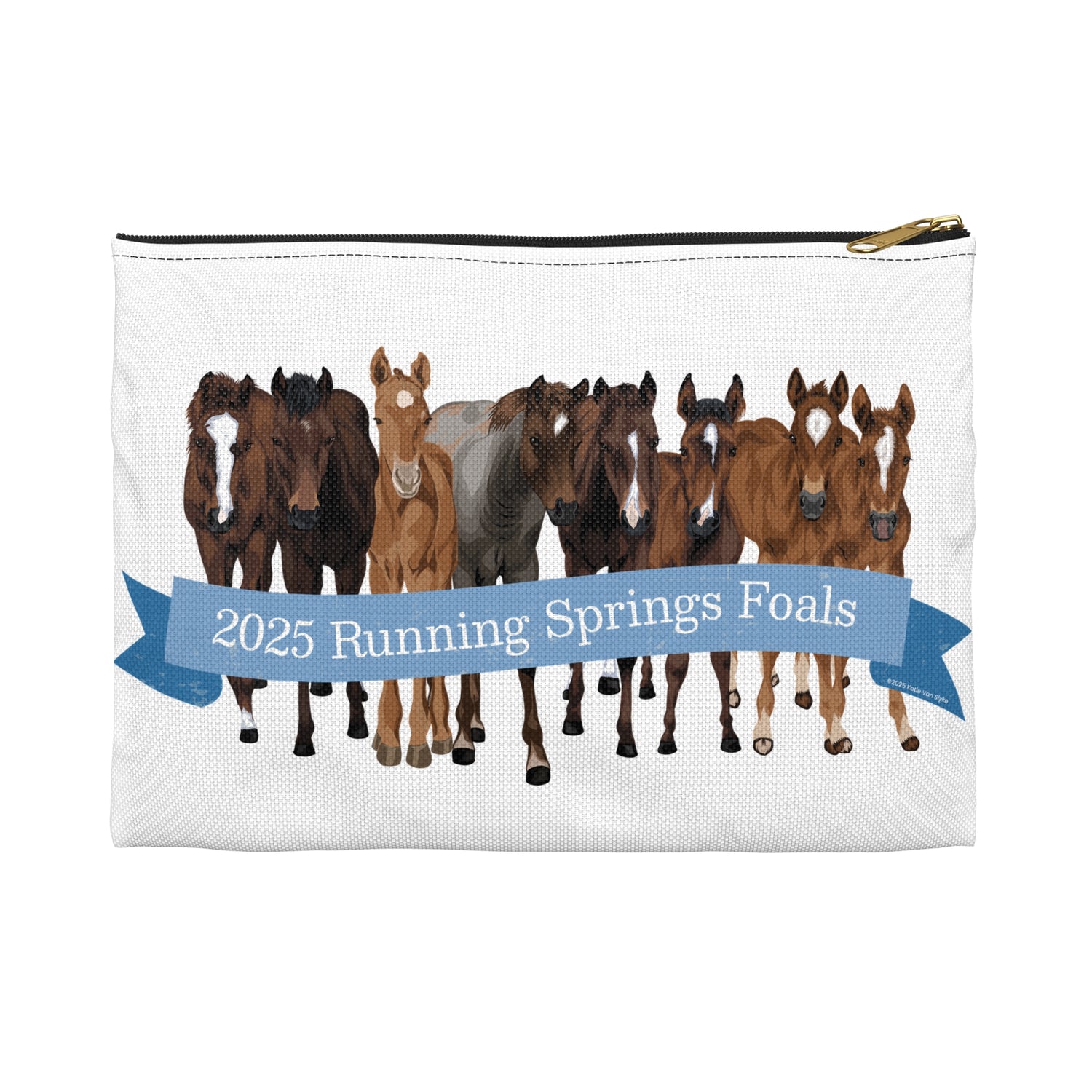 2025 Running Springs Foals Accessory Pouches by Katie Van Slyke™ Small