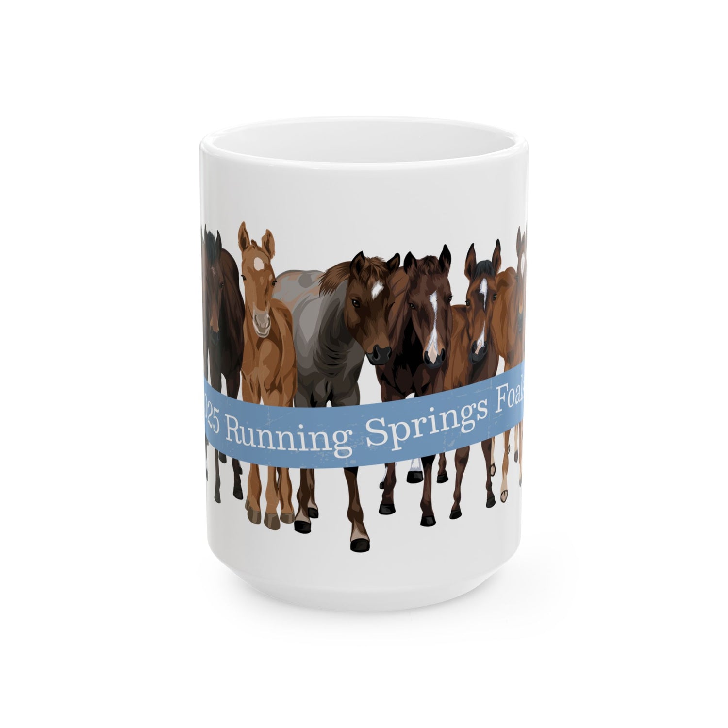 2025 Running Springs Foals Mugs by Katie Van Slyke™ 15 oz