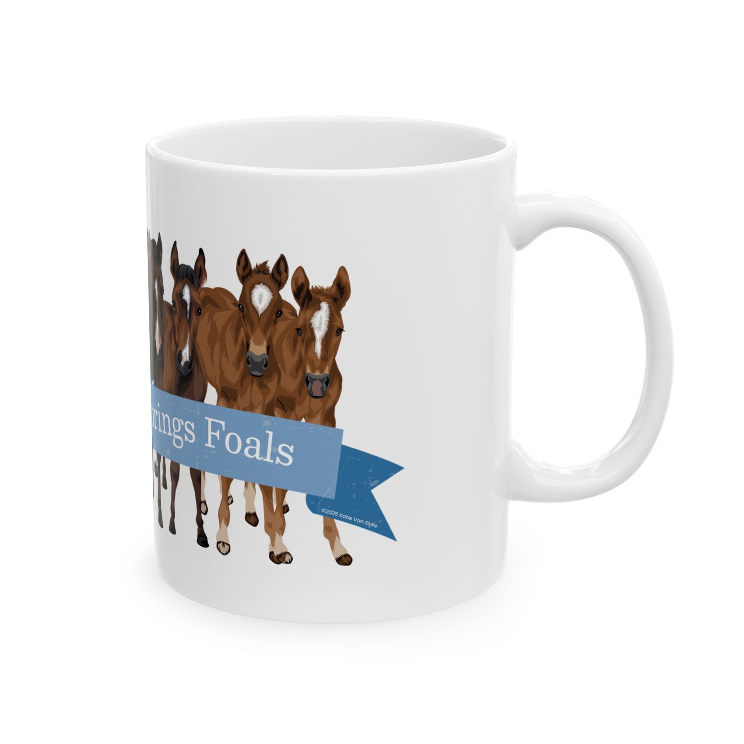 2025 Running Springs Foals Mugs by Katie Van Slyke™ 11 oz