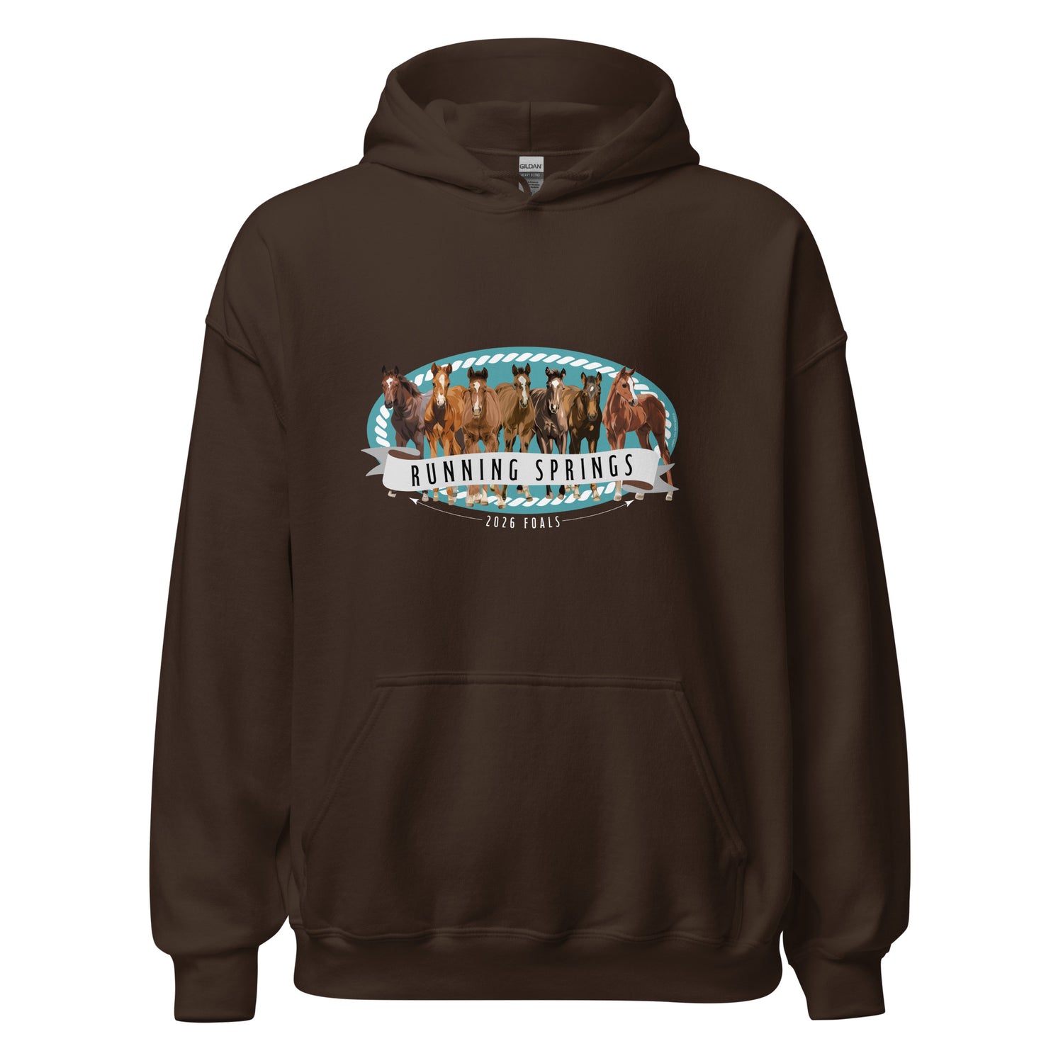 2026 Foals Lineup Hoodie by Katie Van Slyke - Dark Chocolate