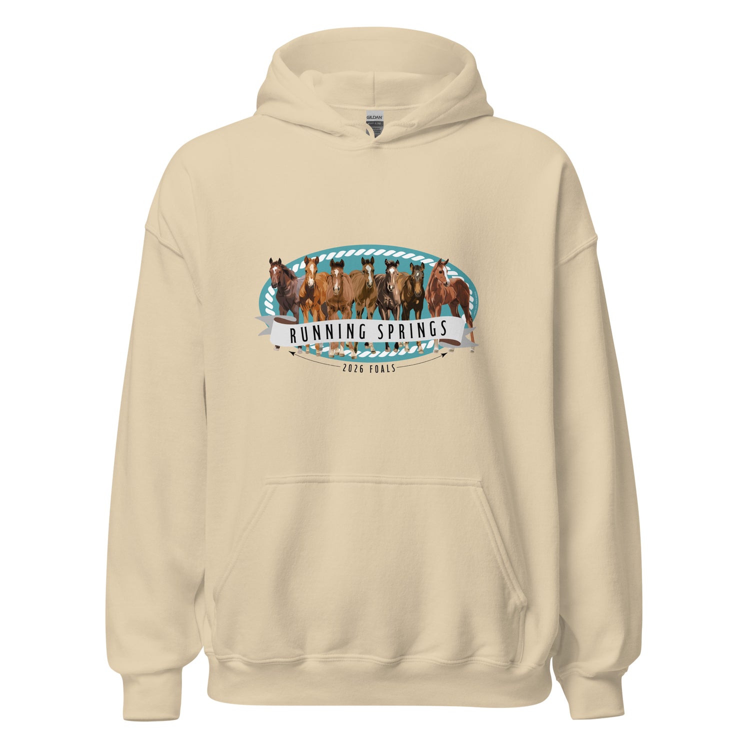 2026 Foals Lineup Hoodie by Katie Van Slyke - Sand