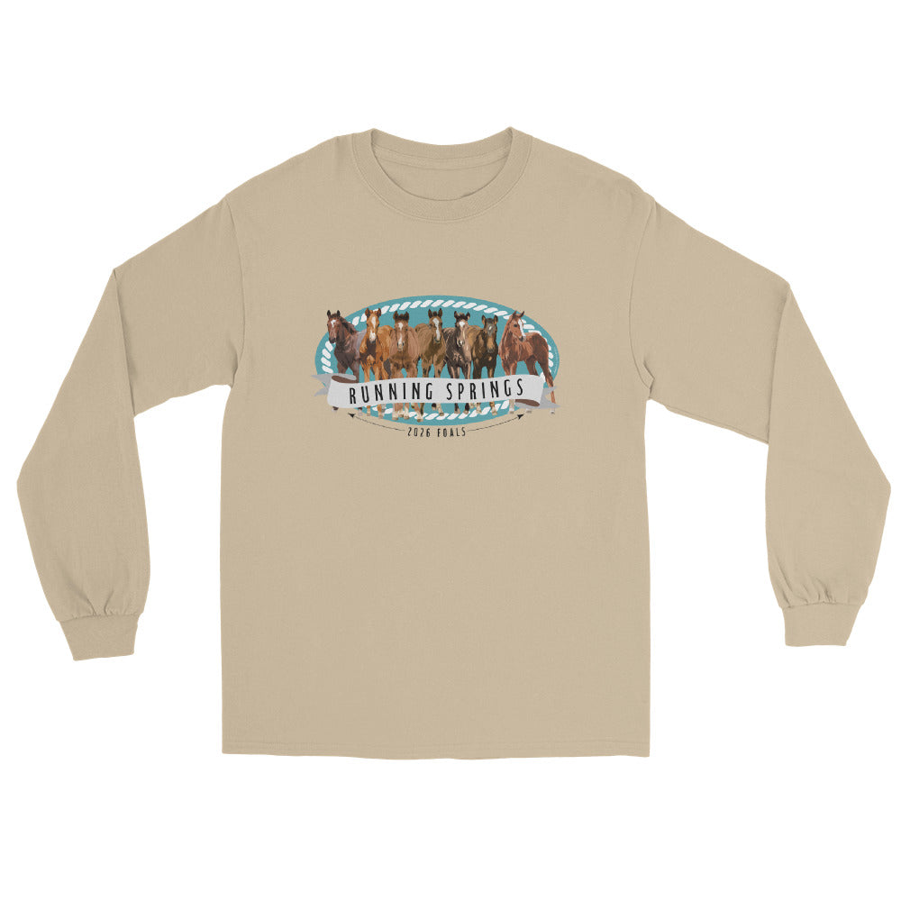 2026 Foals Lineup Long Sleeve T-Shirt by Katie Van Slyke - Sand