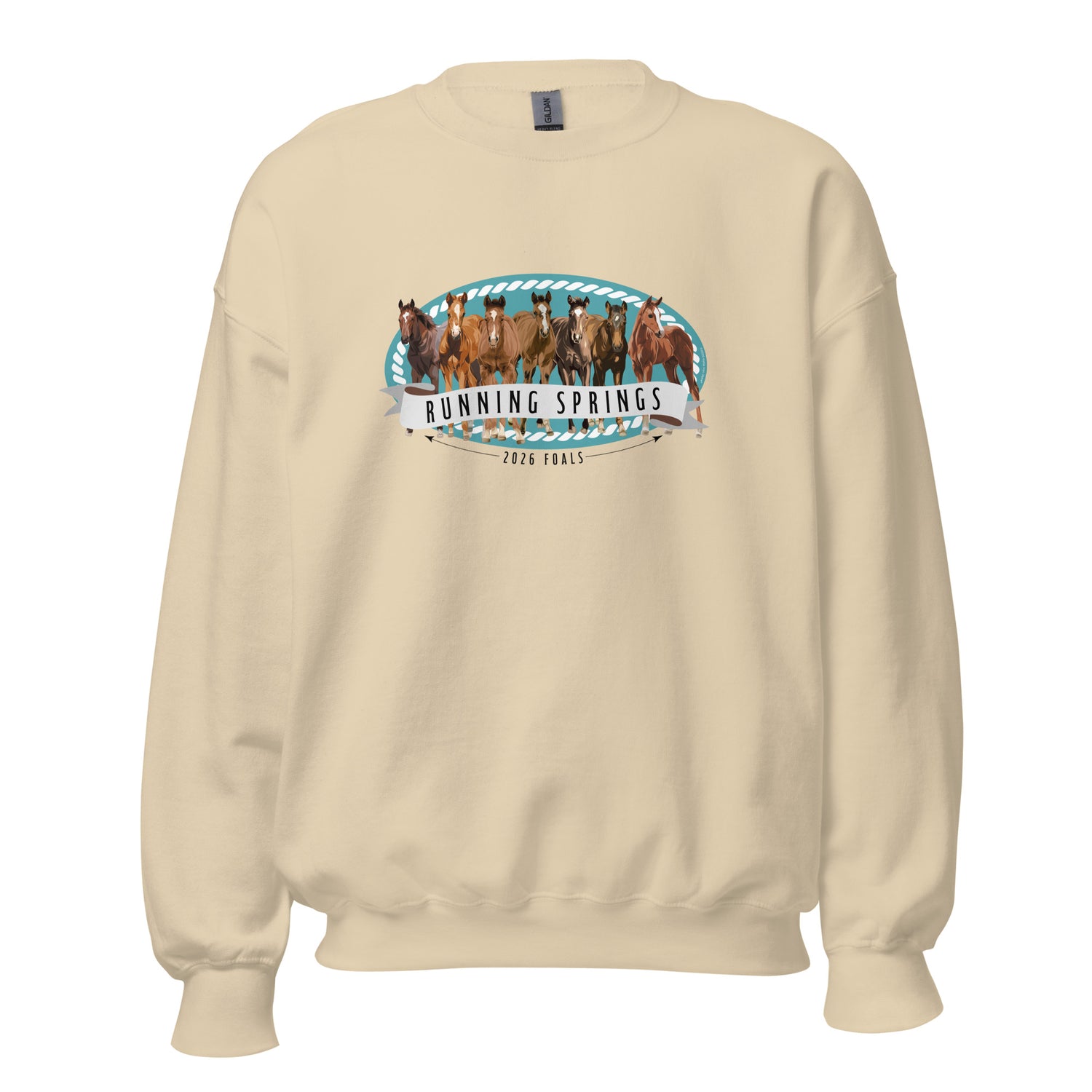 2026 Foals Lineup Sweatshirt by Katie Van Slyke - Sand