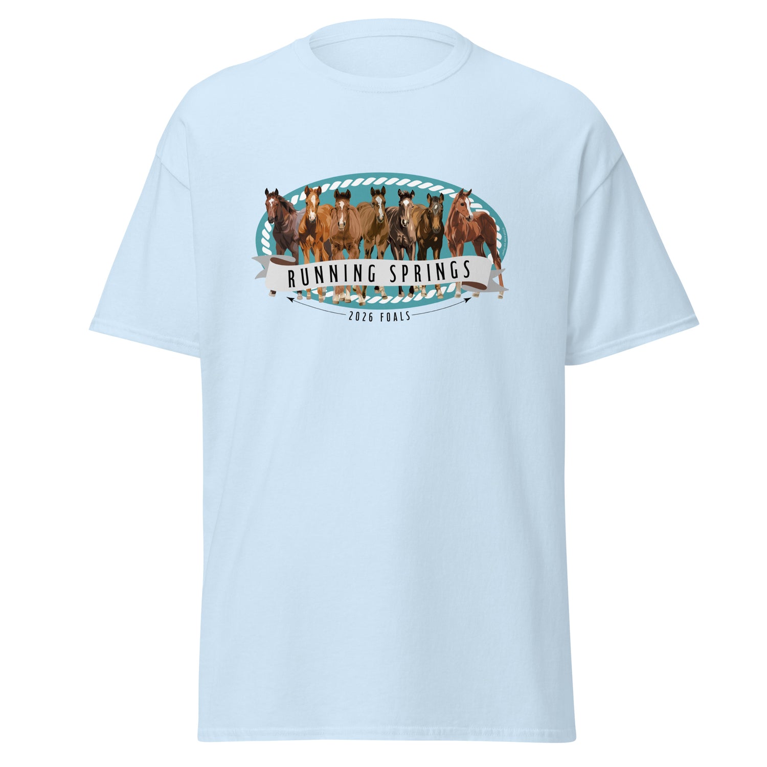 2026 Foals Lineup T-Shirt by Katie Van Slyke - Light Blue