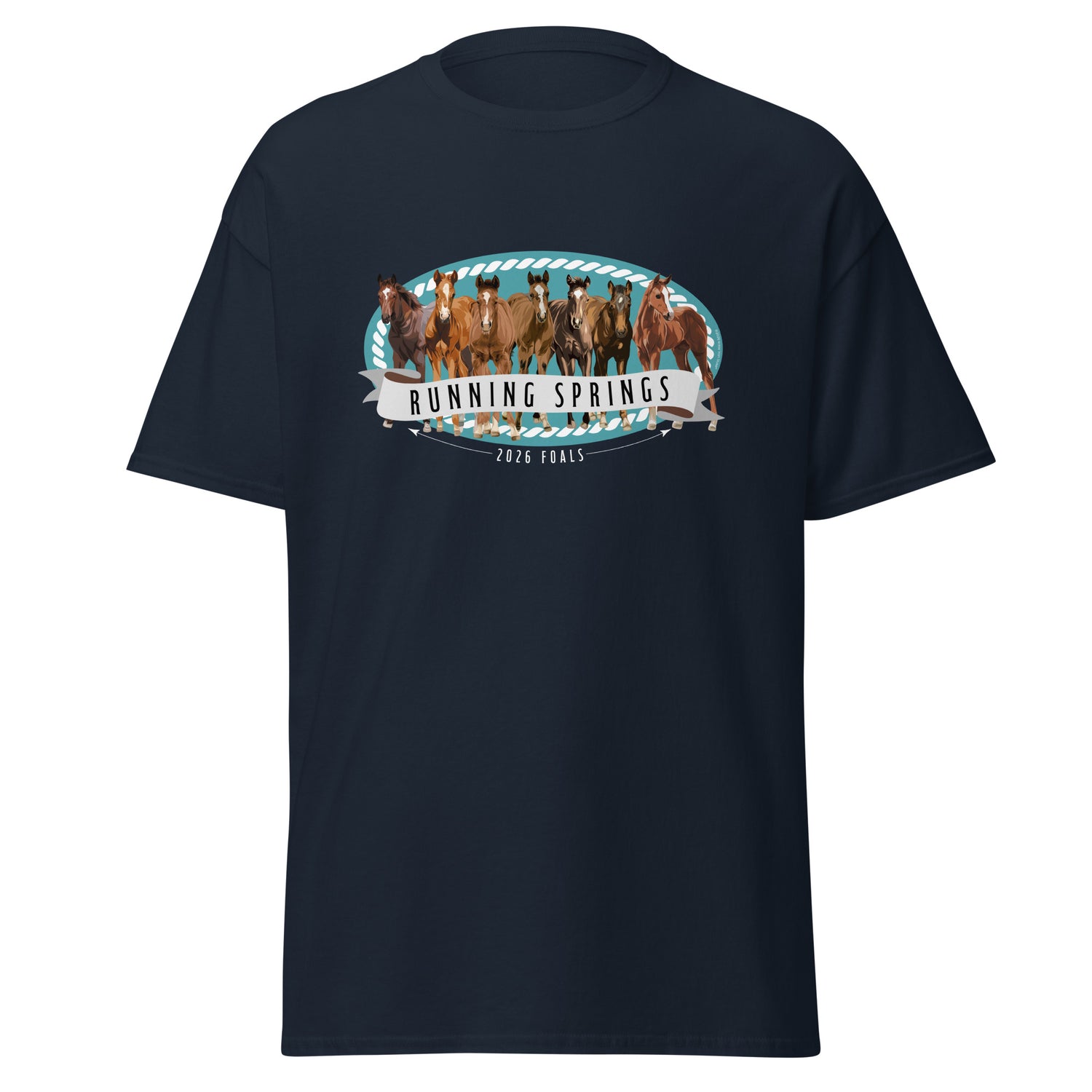 2026 Foals Lineup T-Shirt by Katie Van Slyke - Navy