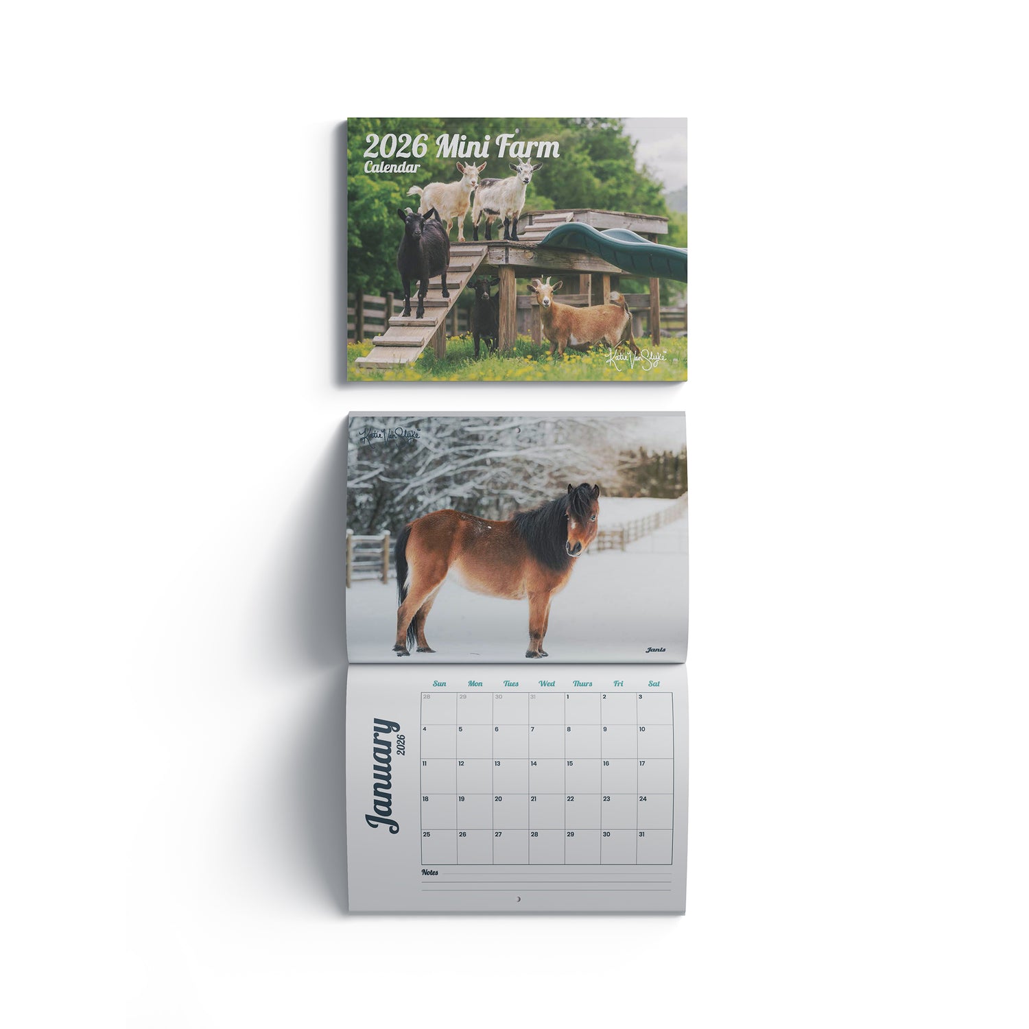 2026 Mini Farm Calendar by Katie Van Slyke™