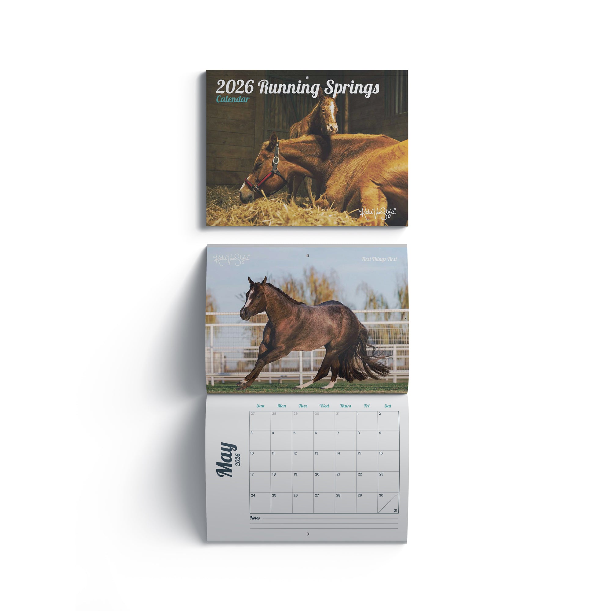 2026 Running Springs Calendar by Katie Van Slyke™
