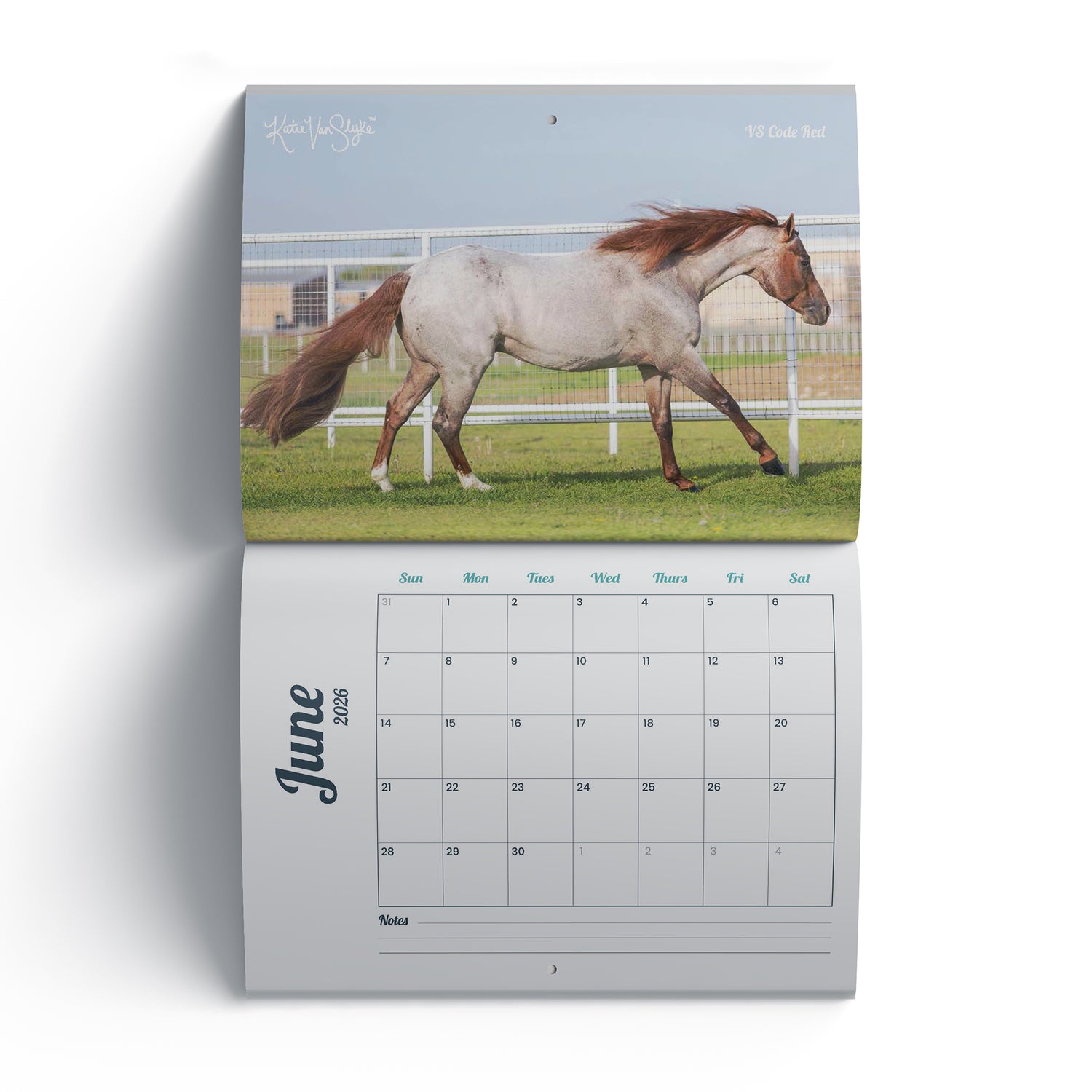 2026 Running Springs Calendar by Katie Van Slyke™ June