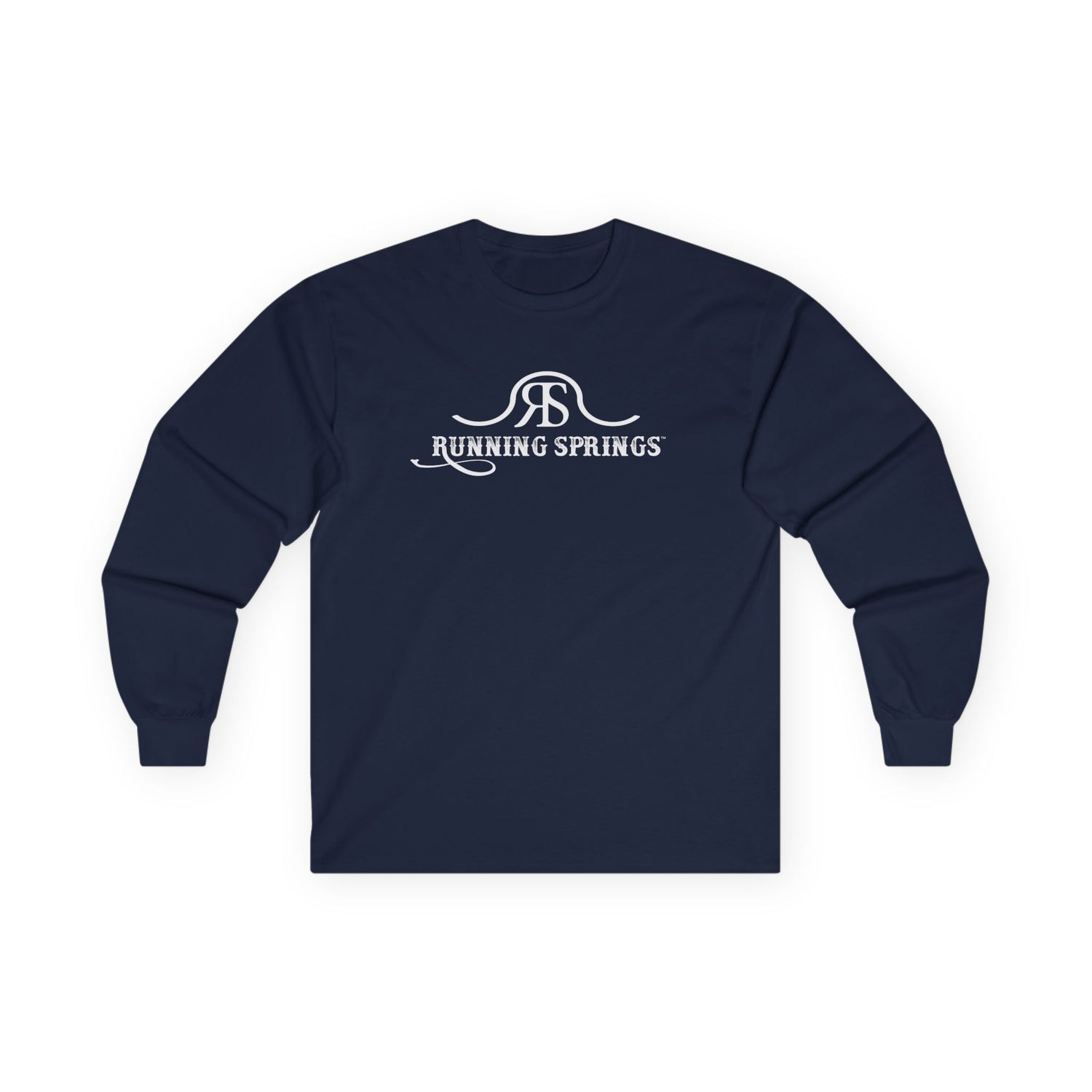 2026 Running Springs Long Sleeve T-Shirt by Katie Van Slyke® Navy