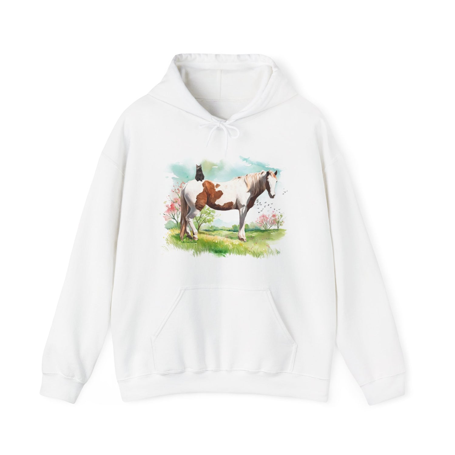Bo and Salem Hoodie by Katie Van Slyke™ White
