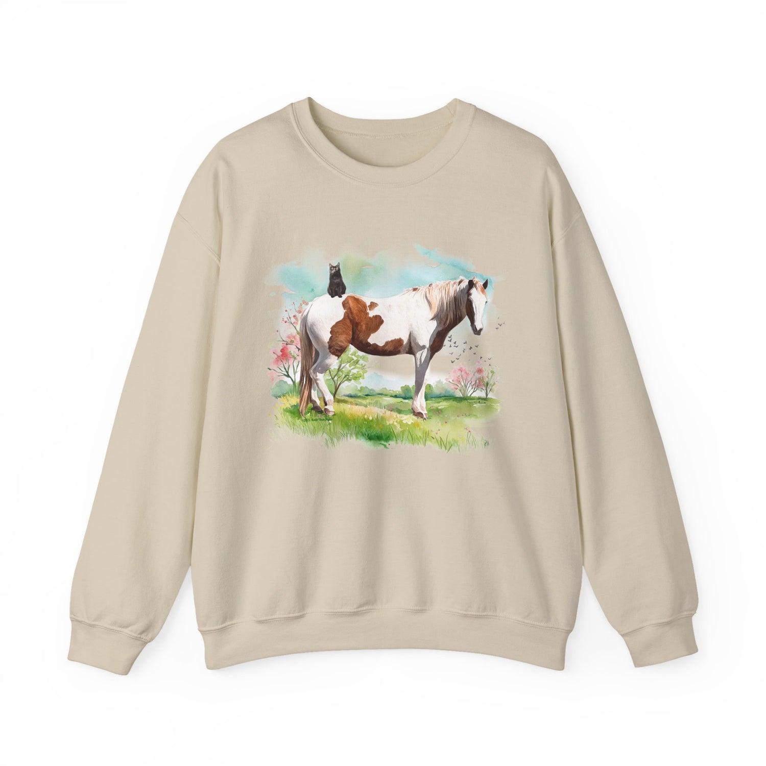 Bo and Salem Sweatshirt by Katie Van Slyke™ Sand
