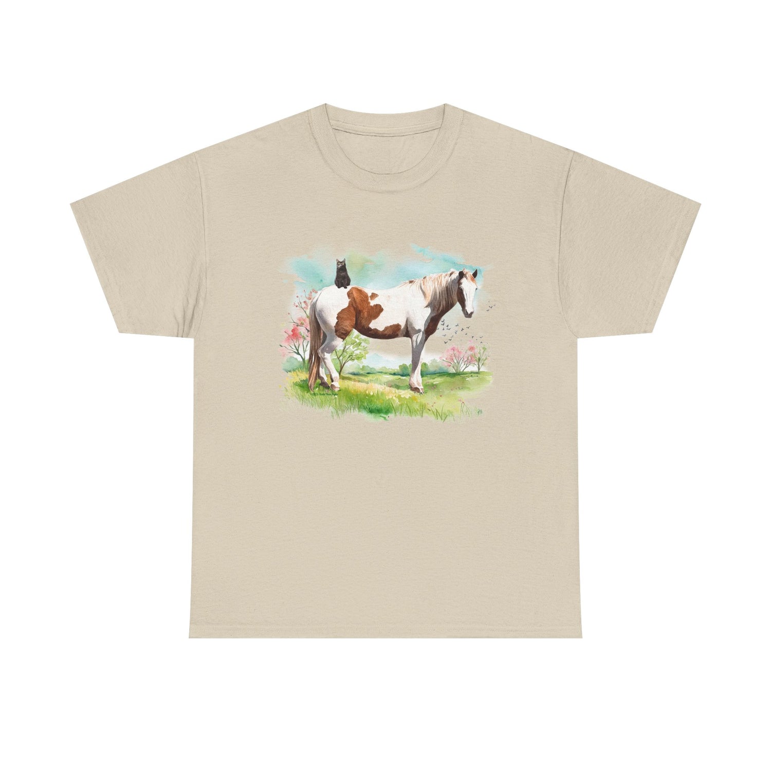 Bo and Salem T-Shirt by Katie Van Slyke™ Sand