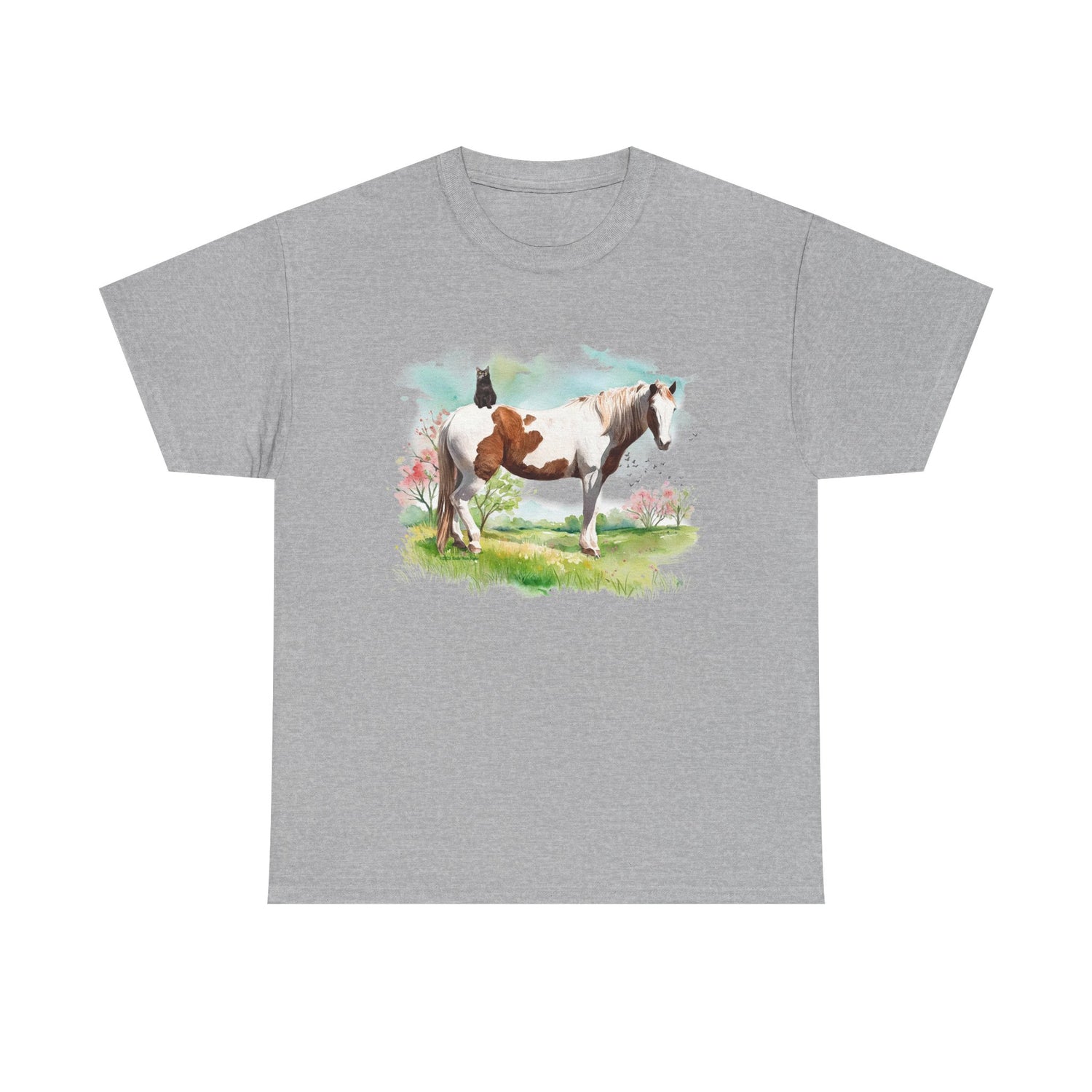 Bo and Salem T-Shirt by Katie Van Slyke™ Sport Grey