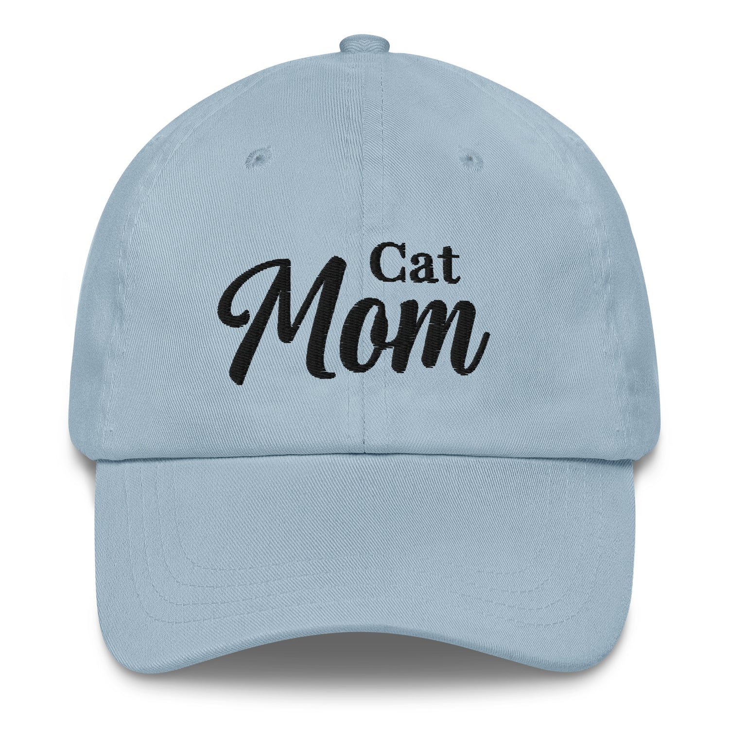 Cat Mom Hat by Katie Van Slyke - light blue