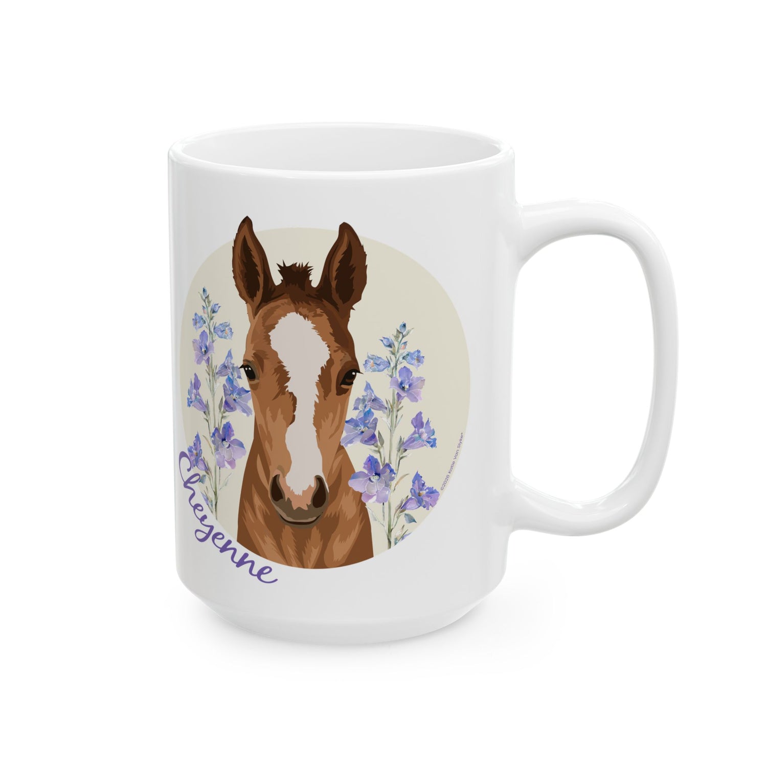 Cheyenne Mugs by Katie Van Slyke - 15oz front