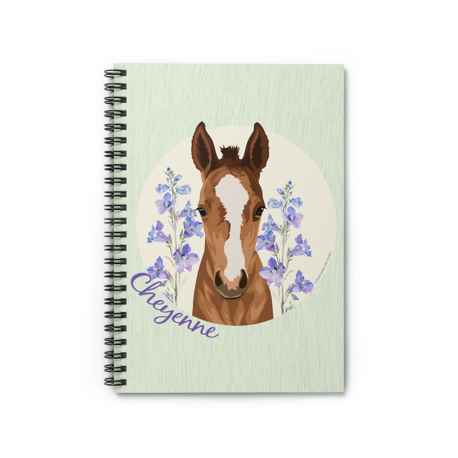 Cheyenne Notebook by Katie Van Slyke - front