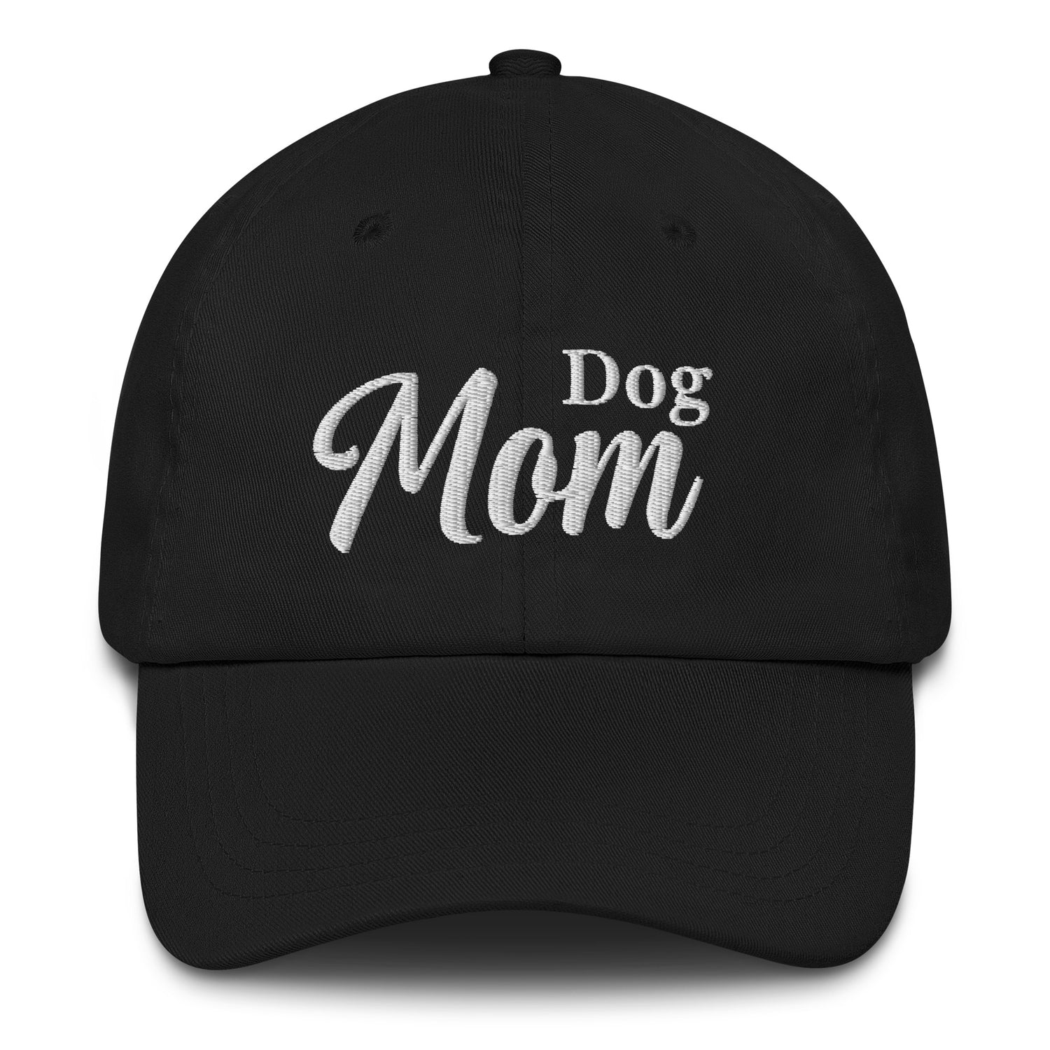Dog Mom Hat by Katie Van Slyke - black
