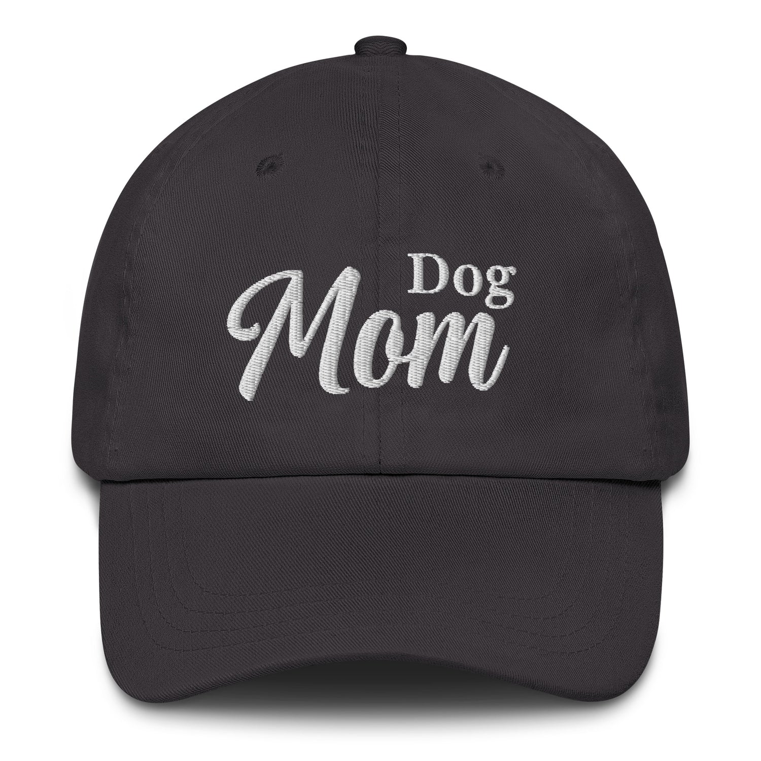 Dog Mom Hat by Katie Van Slyke - dark grey