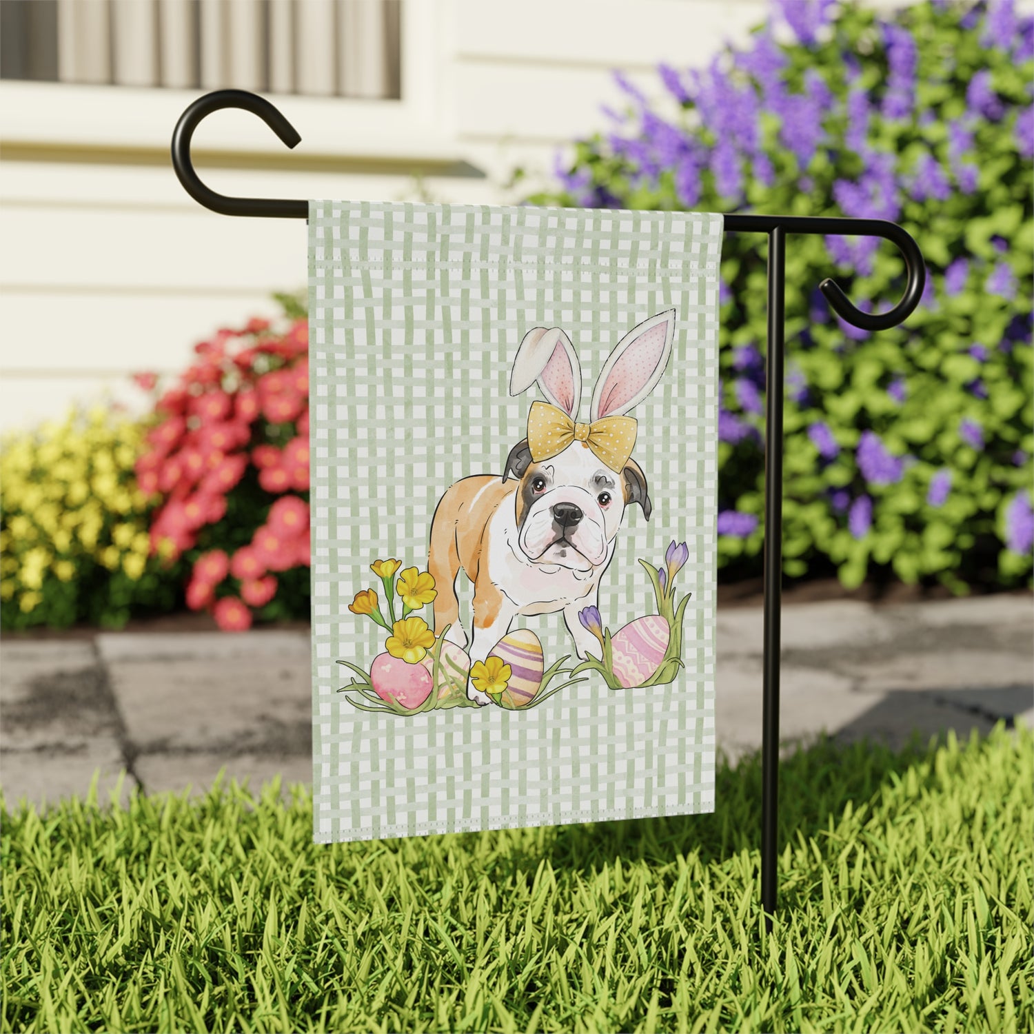 Easter Frankie Banner by Katie Van Slyke® back