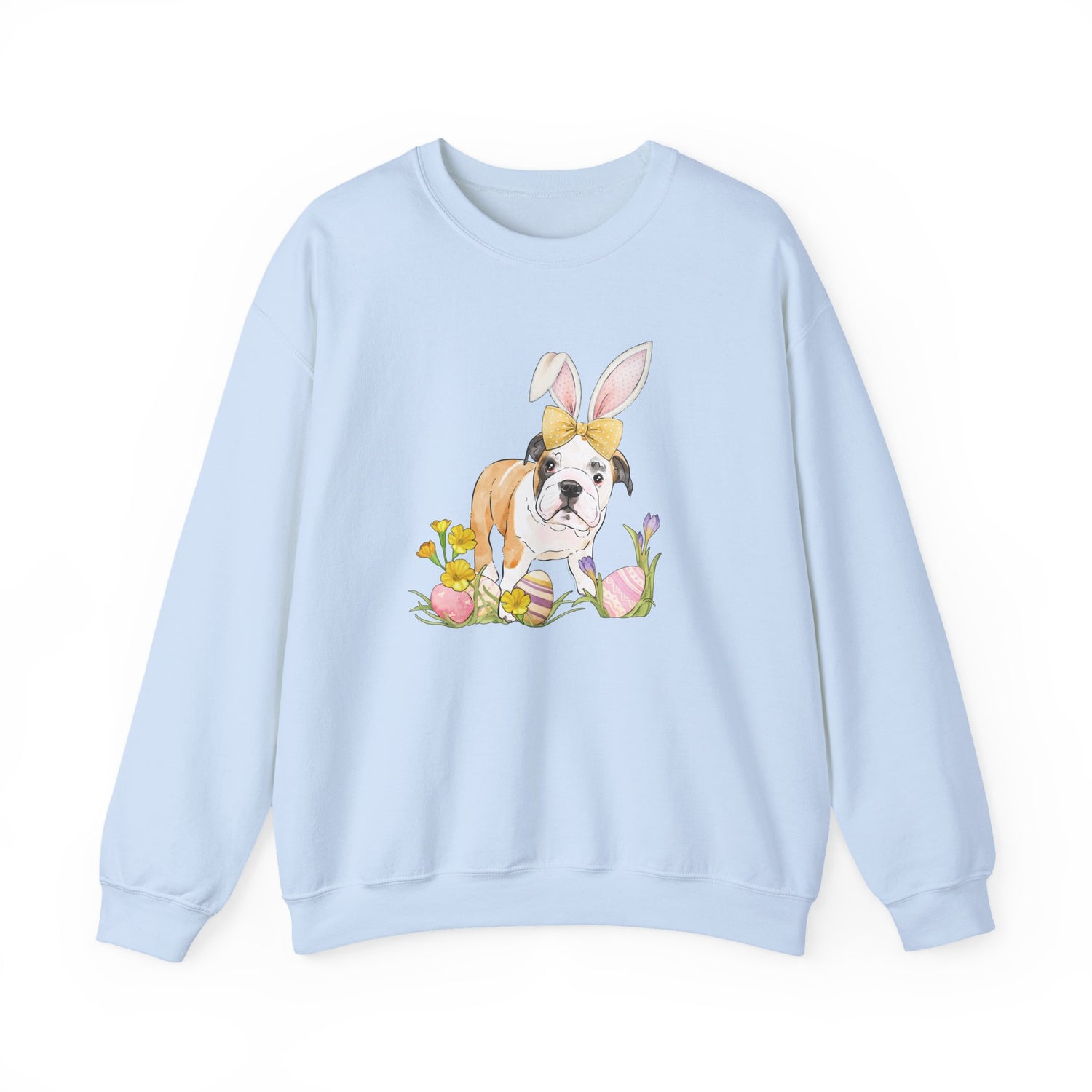 Easter Frankie Sweatshirt by Katie Van Slyke® Light Blue