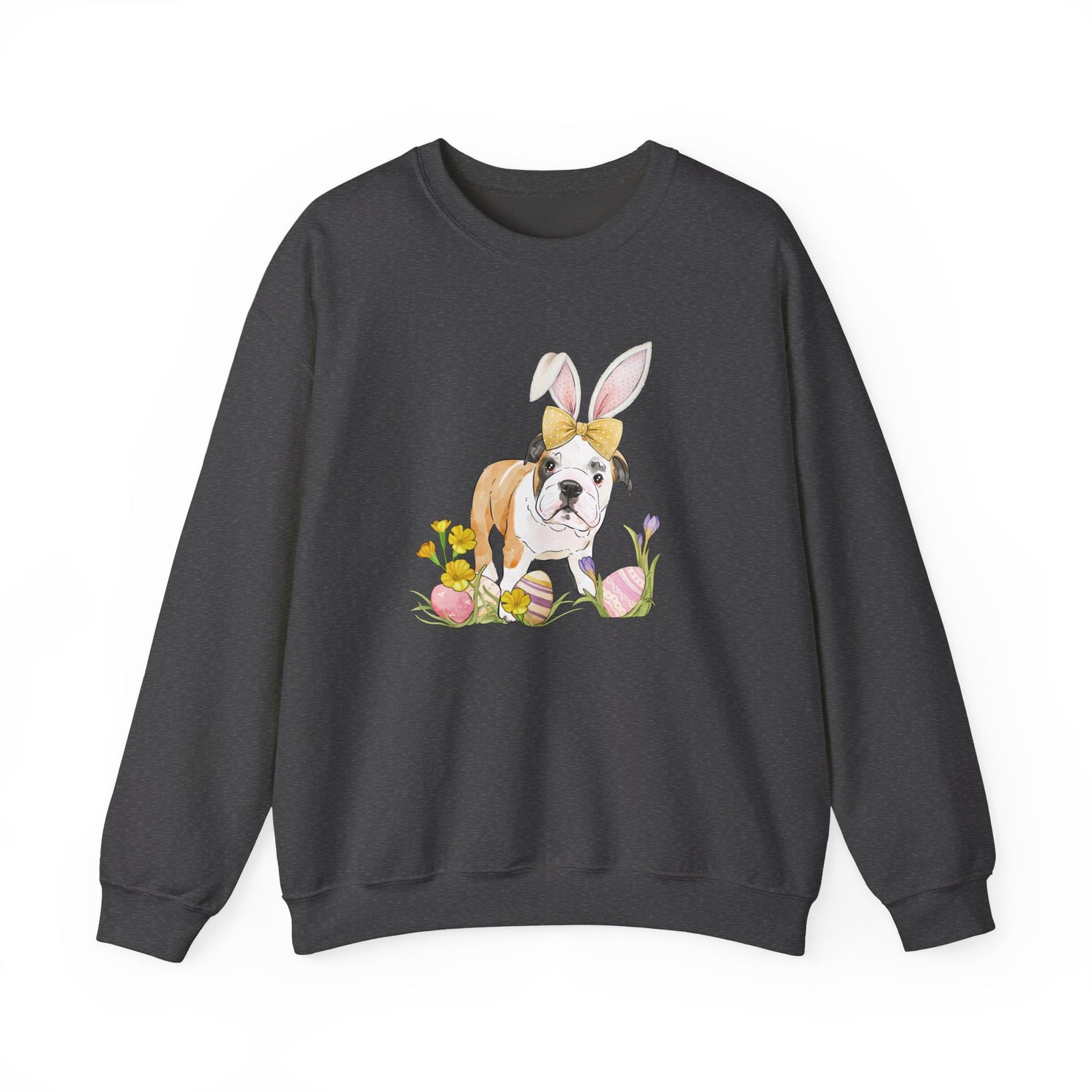 Easter Frankie Sweatshirt by Katie Van Slyke® Dark Heather