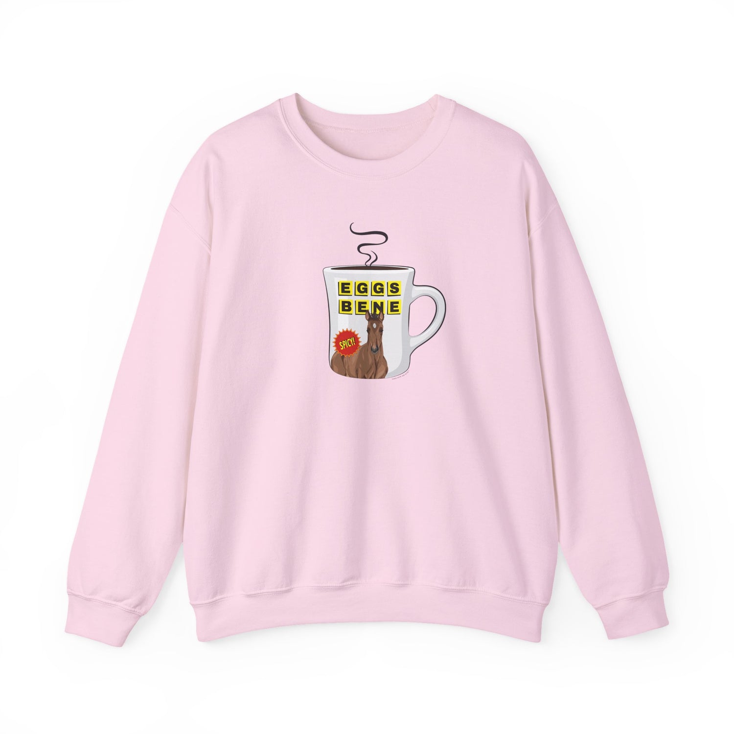 Eggs Benedict Sweatshirt by Katie Van Slyke® pink