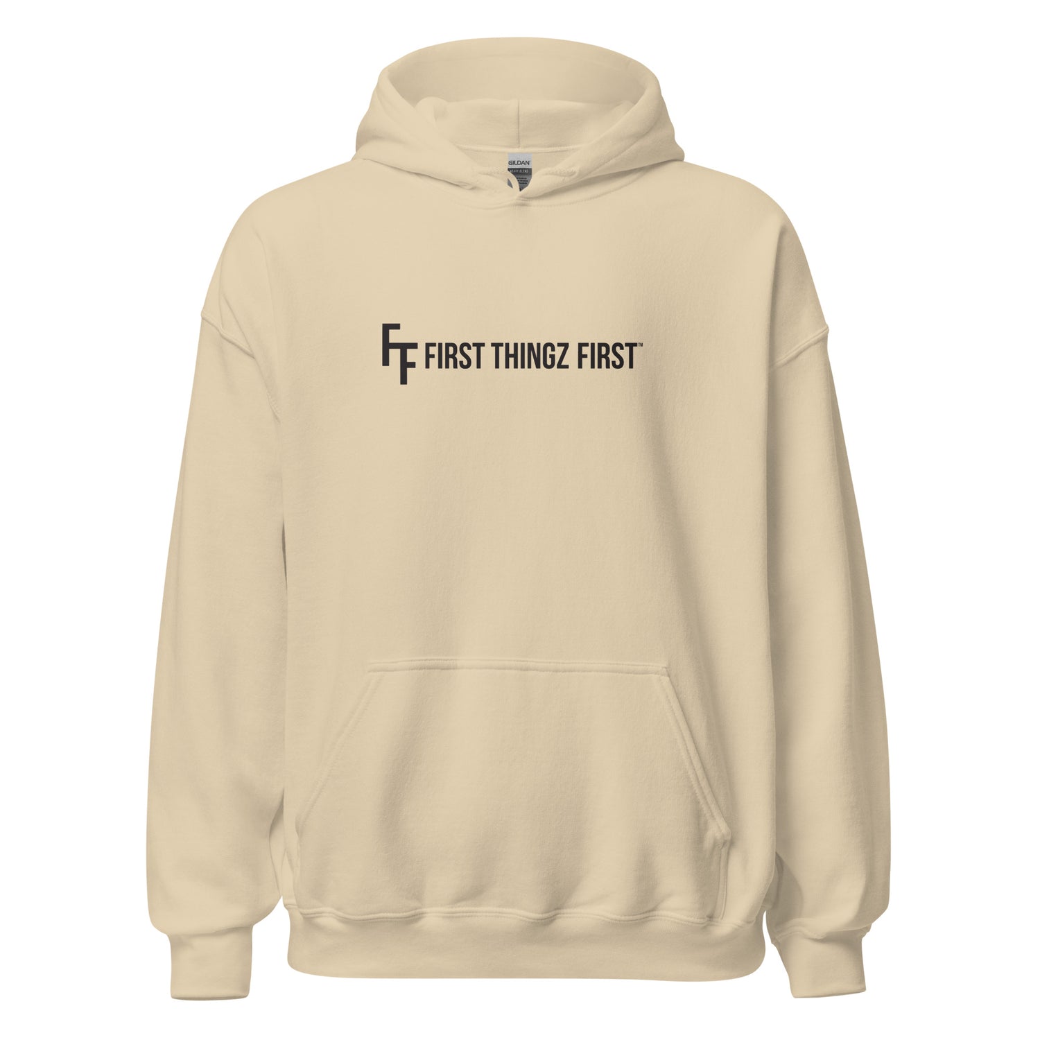 First Thingz First Hoodie by Katie Van Slyke - Sand