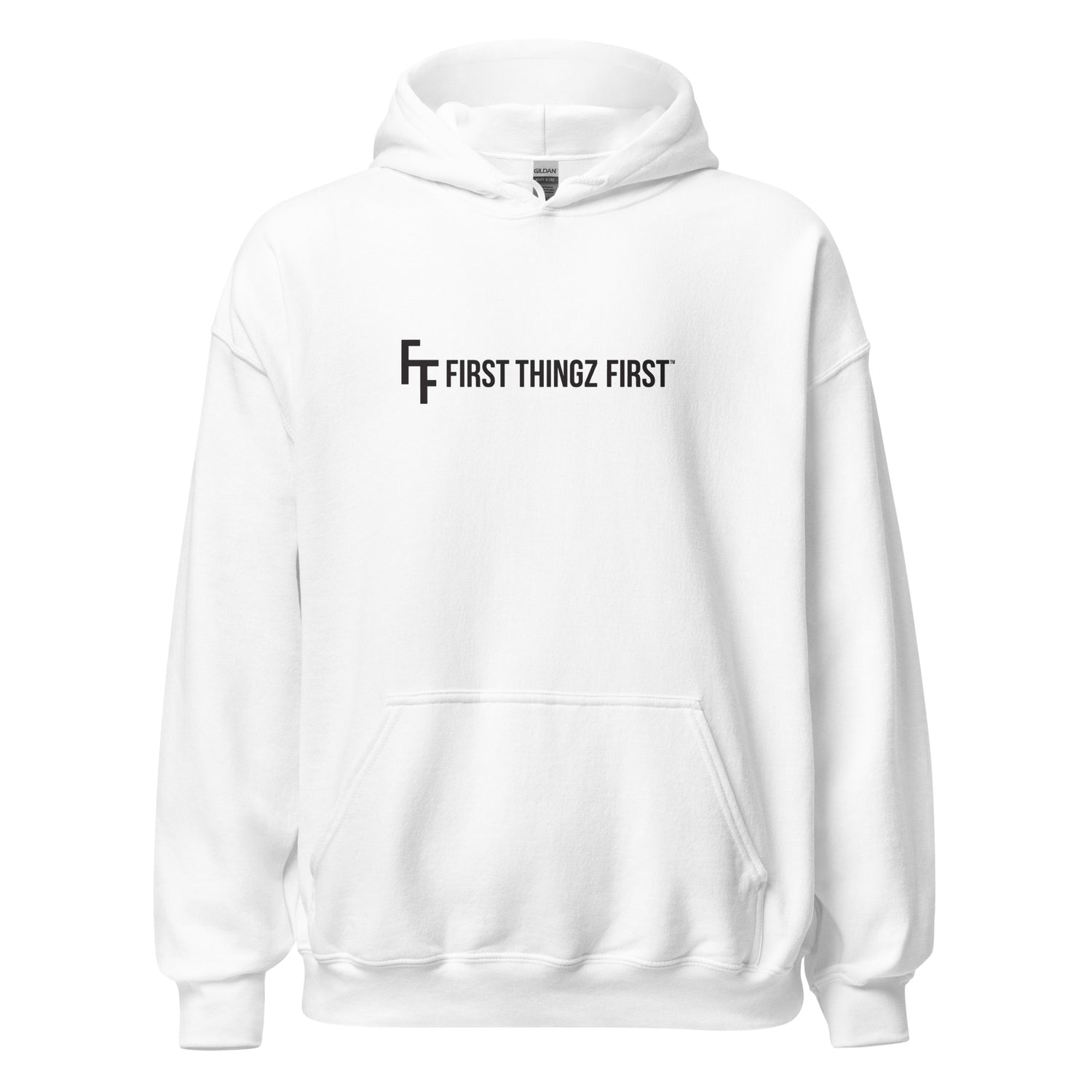 First Thingz First Hoodie by Katie Van Slyke - White
