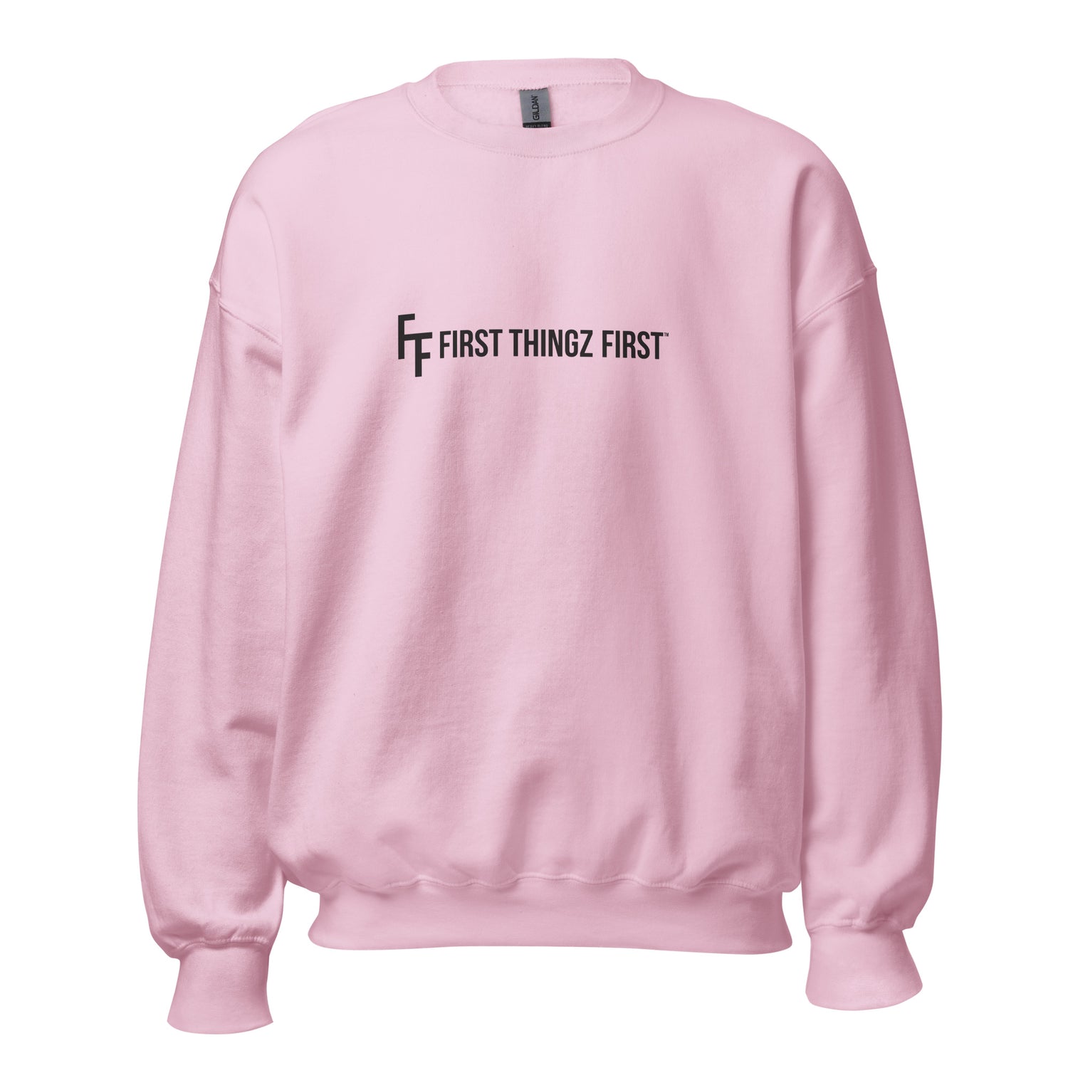 First Thingz First Sweatshirt by Katie Van Slyke - Light Pink