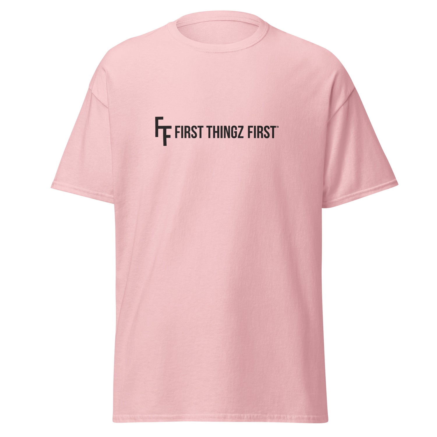 First Thingz First T-Shirt by Katie Van Slyke - Light Pink