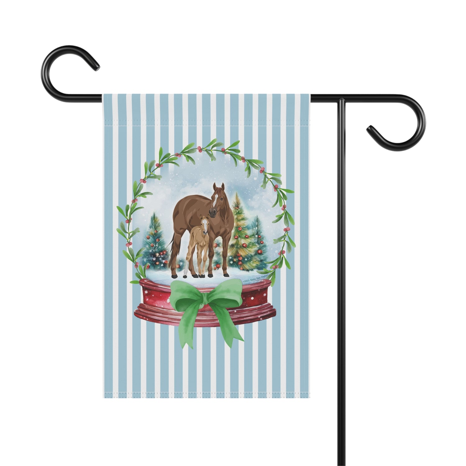 Frosty Foal Banner by Katie Van Slyke® back