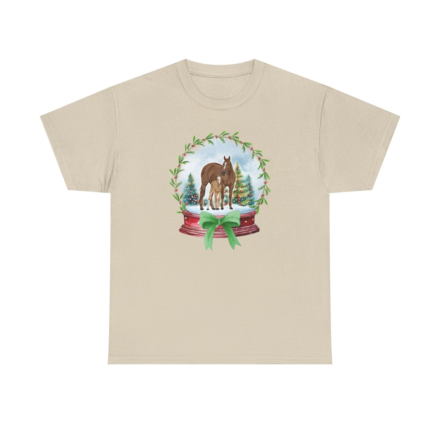 Frosty Foal T-Shirt by Katie Van Slyke® Sand
