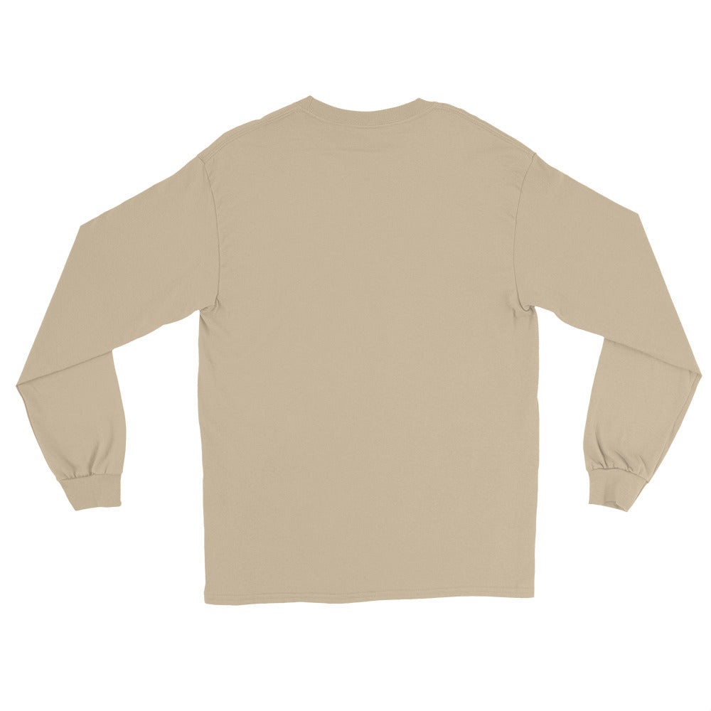 Glenn and Coco Long Sleeve T-Shirt by Katie Van Slyke - Sand back