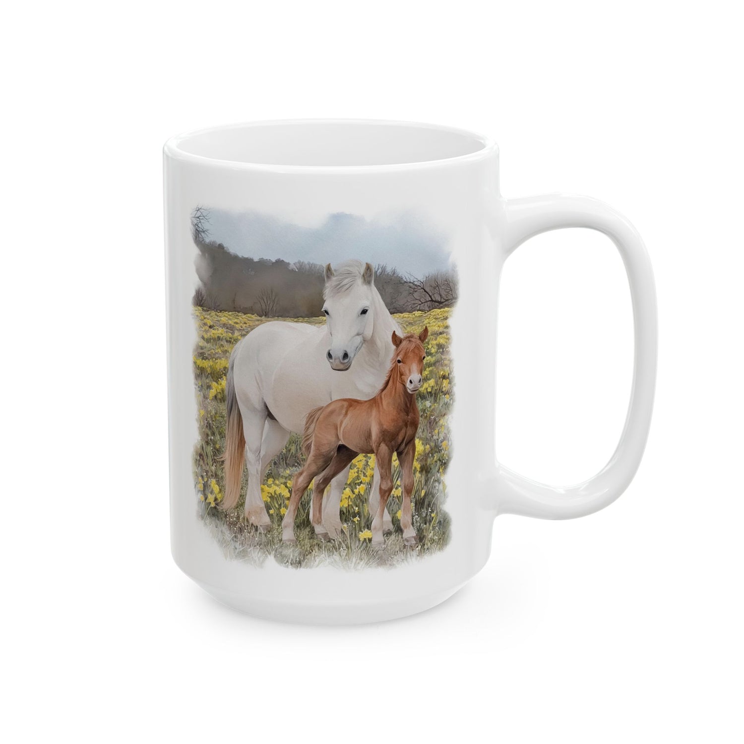 Glenn and Coco Mugs by Katie Van Slyke® 15oz front