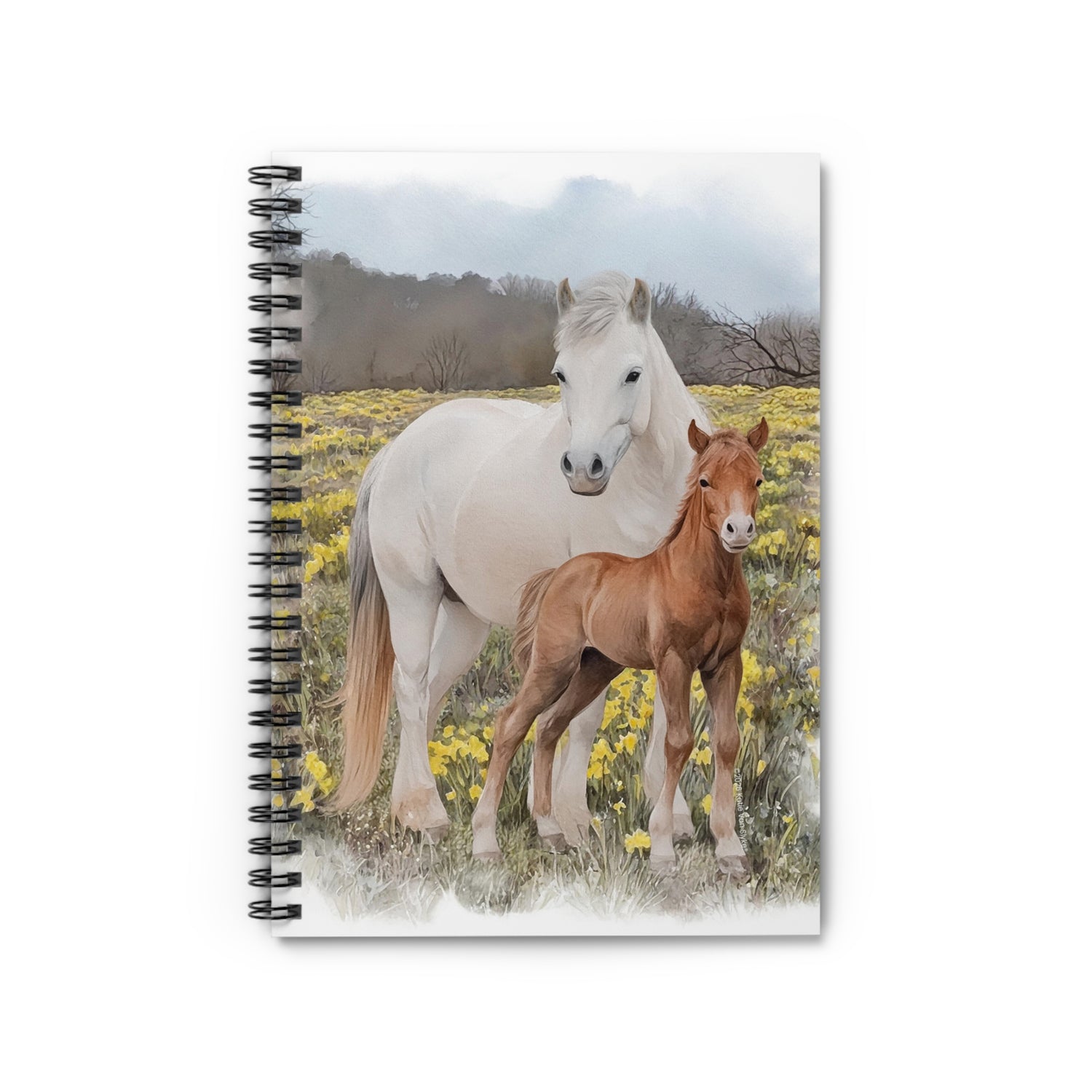 Glenn and Coco Notebook by Katie Van Slyke® front