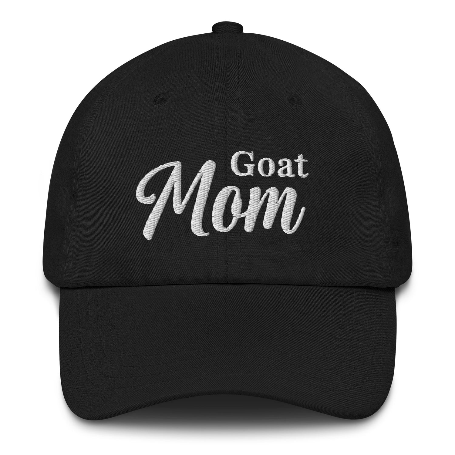 Goat Mom Hat by Katie Van Slyke - black
